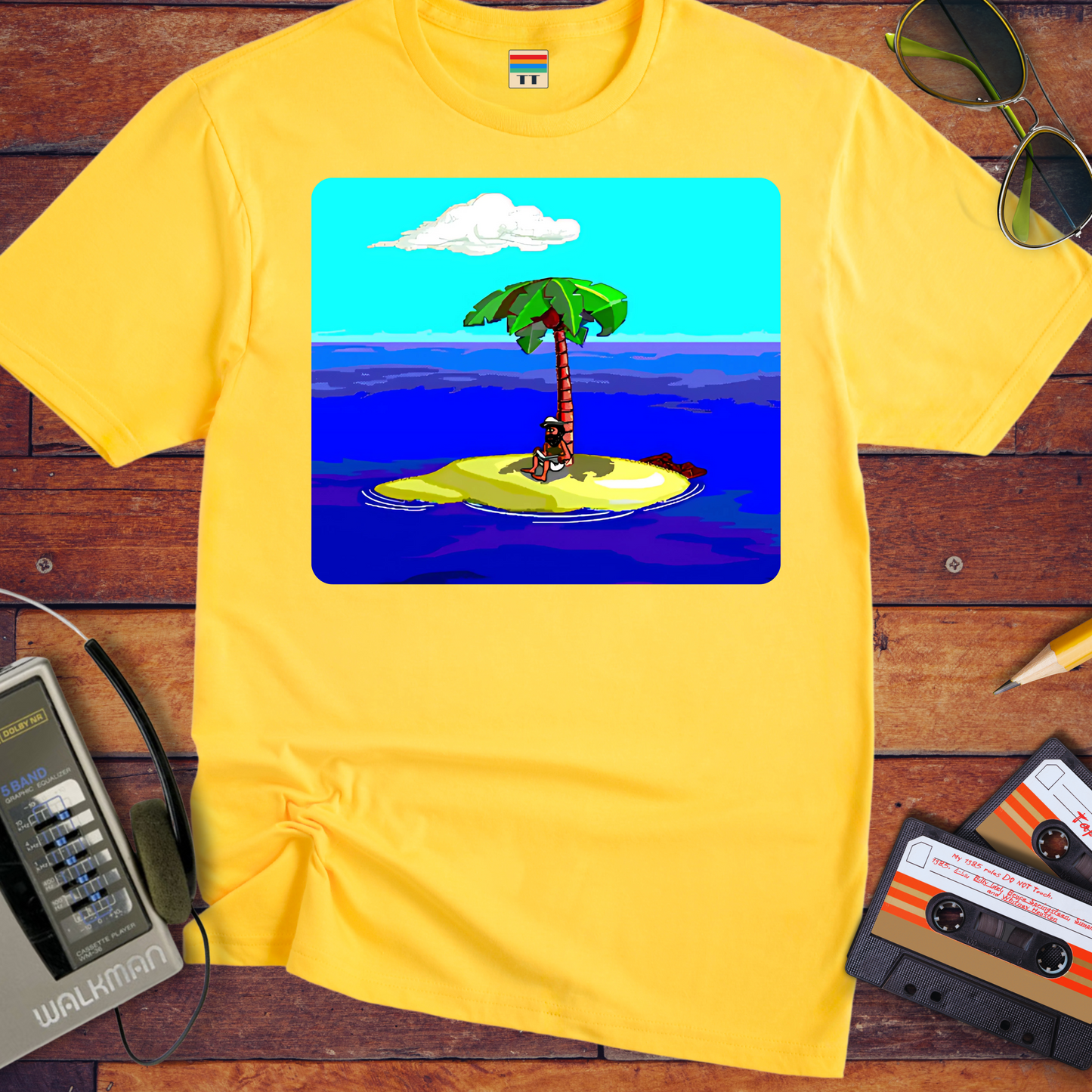 'Jonny Castaway' Funny T-Shirt