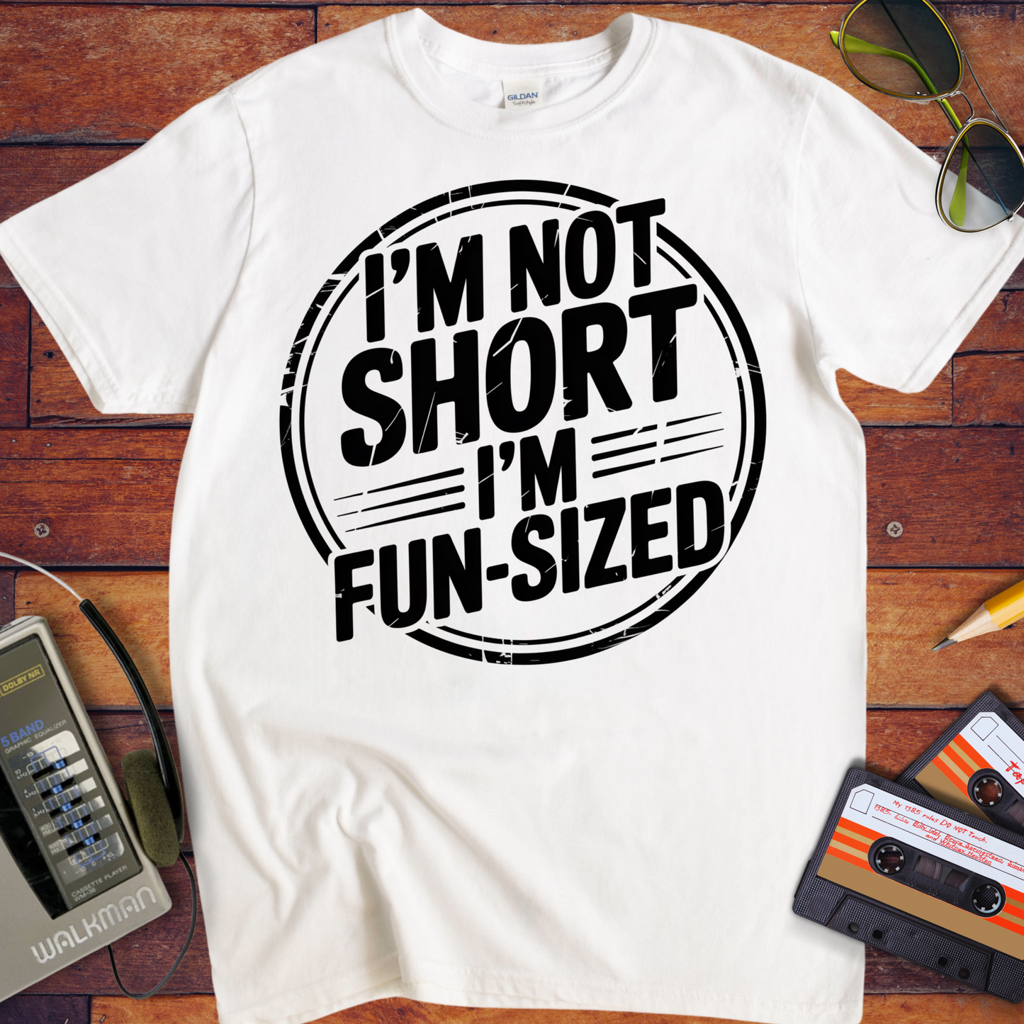 'I'M NOT SHORT I'M FUN-SIZED' Funny T-Shirt