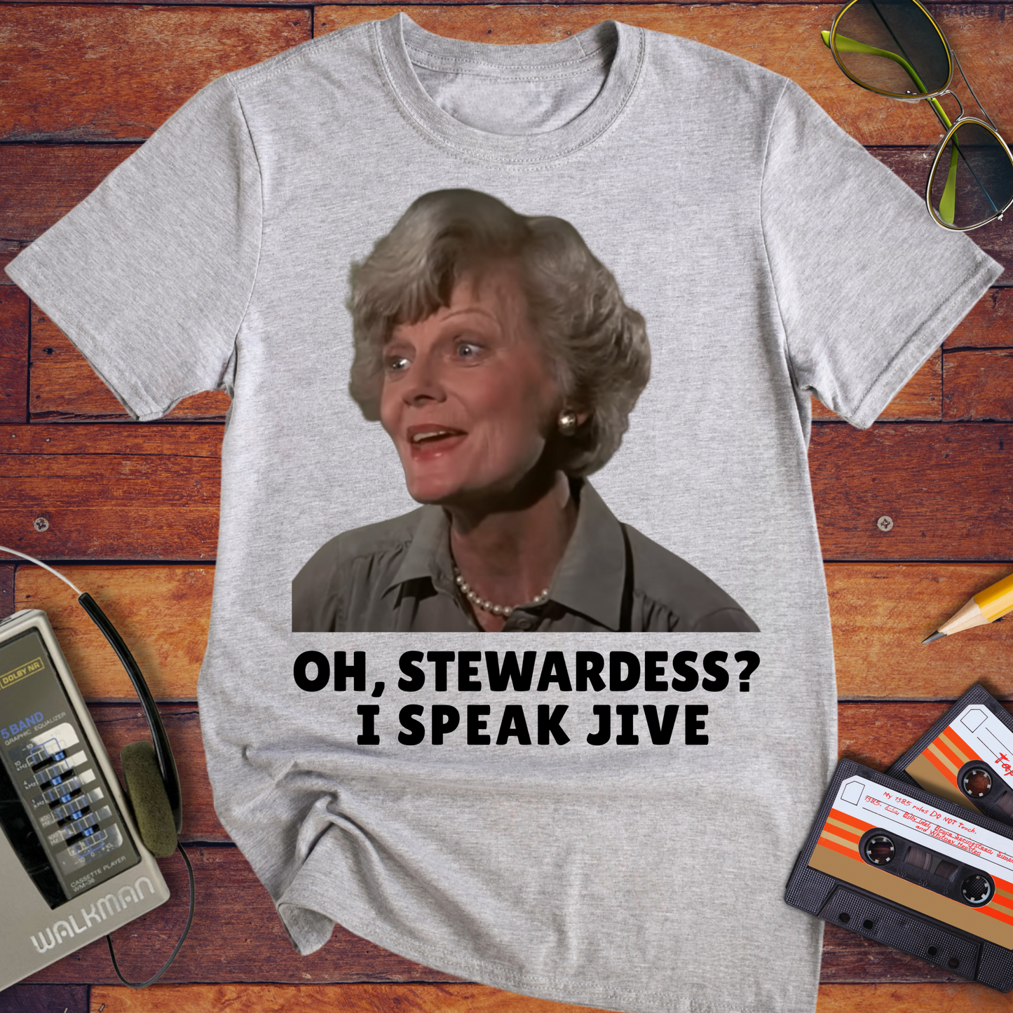 'OH, STEWARDESS? I SPEAK JIVE' T-Shirt