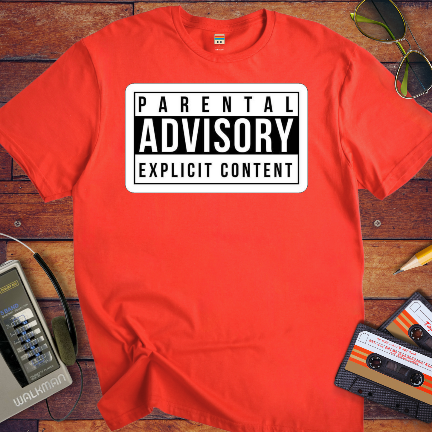 'PARENTAL ADVISORY EXPLICIT CONTENT' T-Shirt