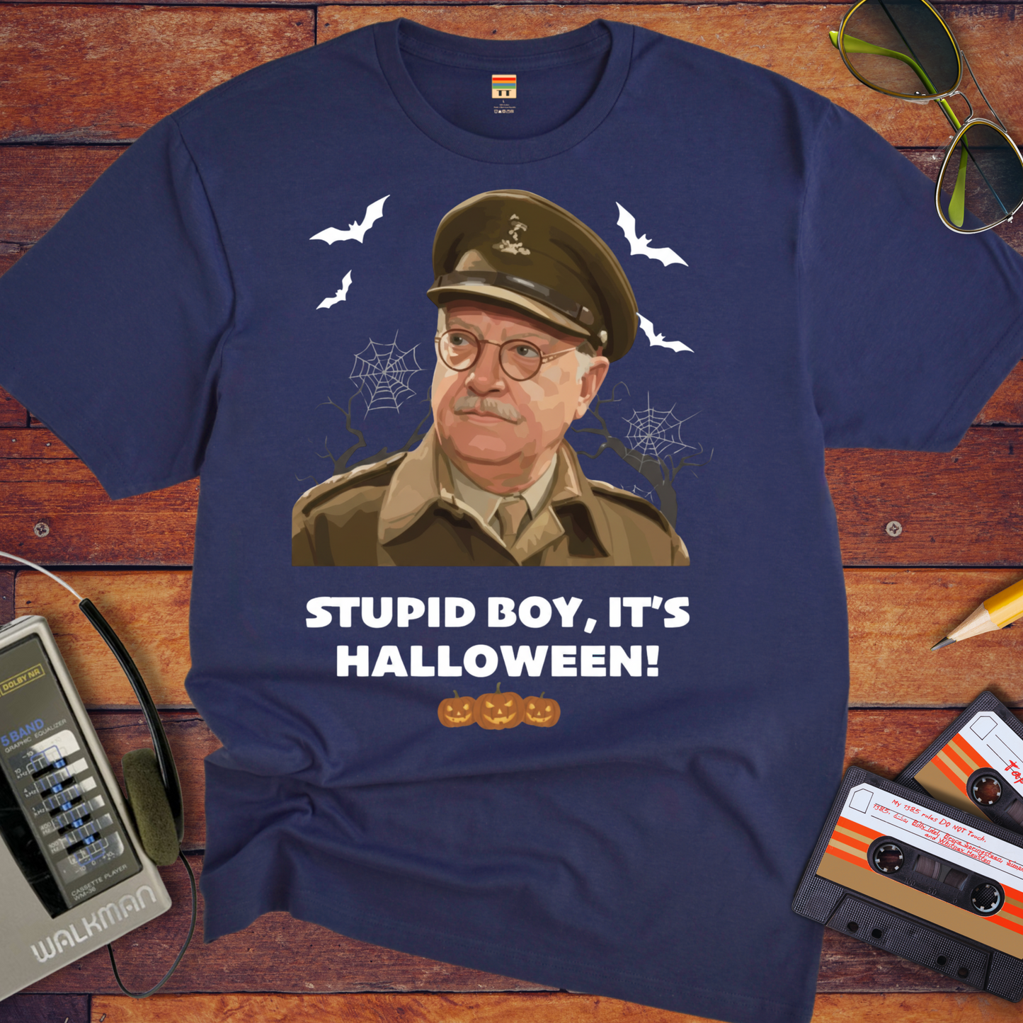 'Stupid Boy, It's Halloween' Funny T-Shirt