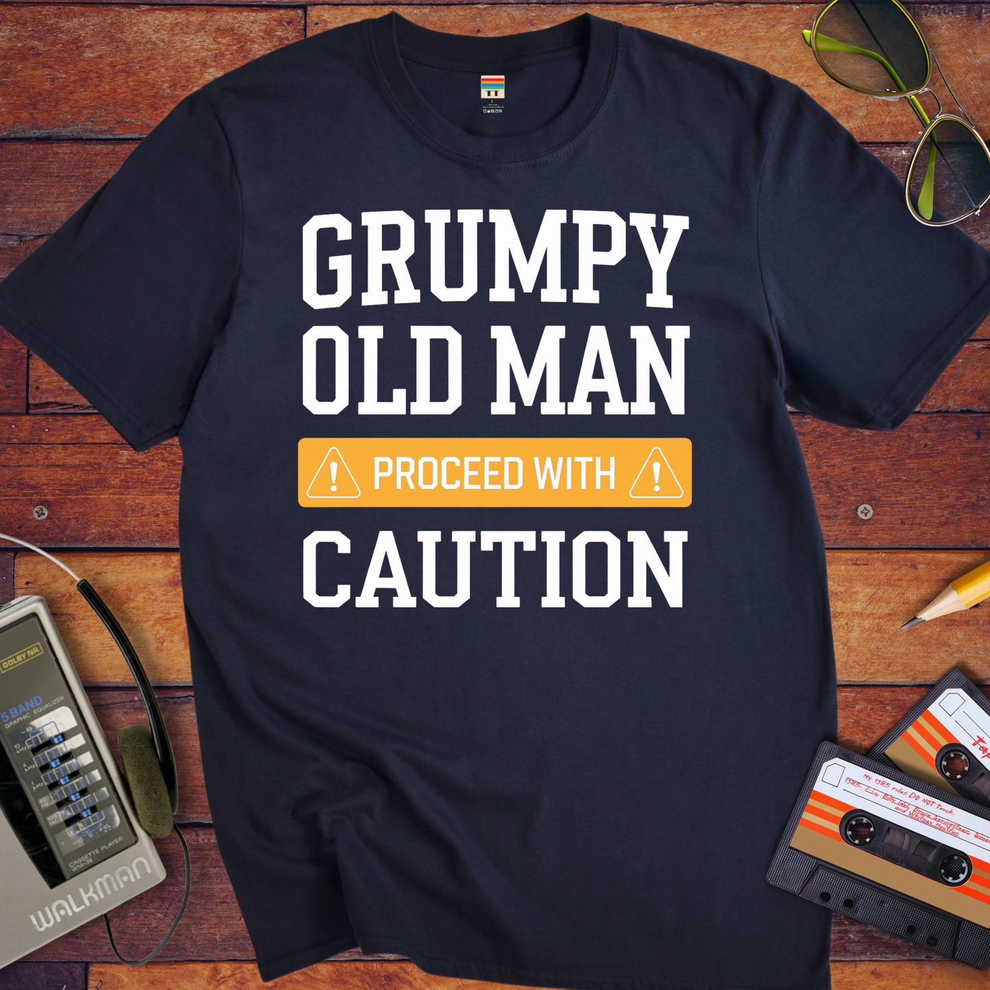 'Grumpy old Man Caution' T-Shirt