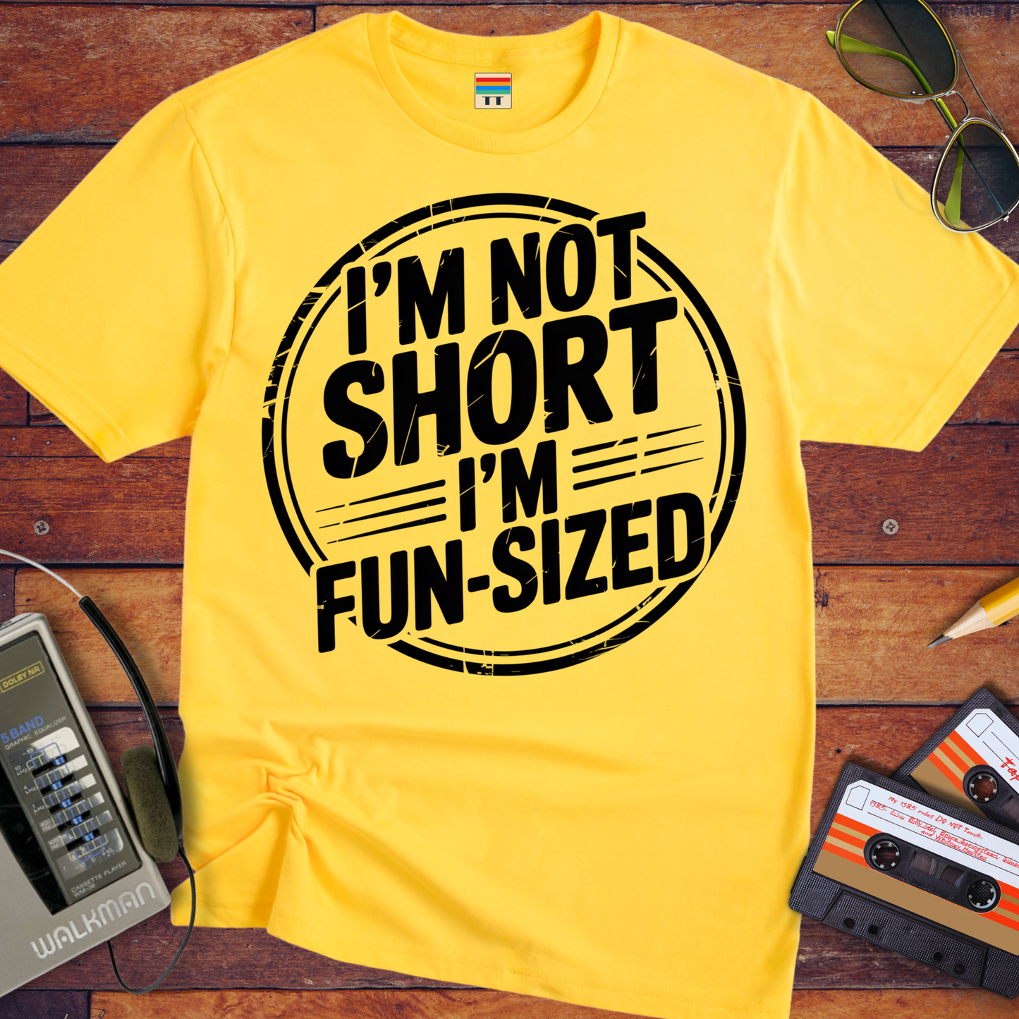 'I'M NOT SHORT I'M FUN-SIZED' Funny T-Shirt