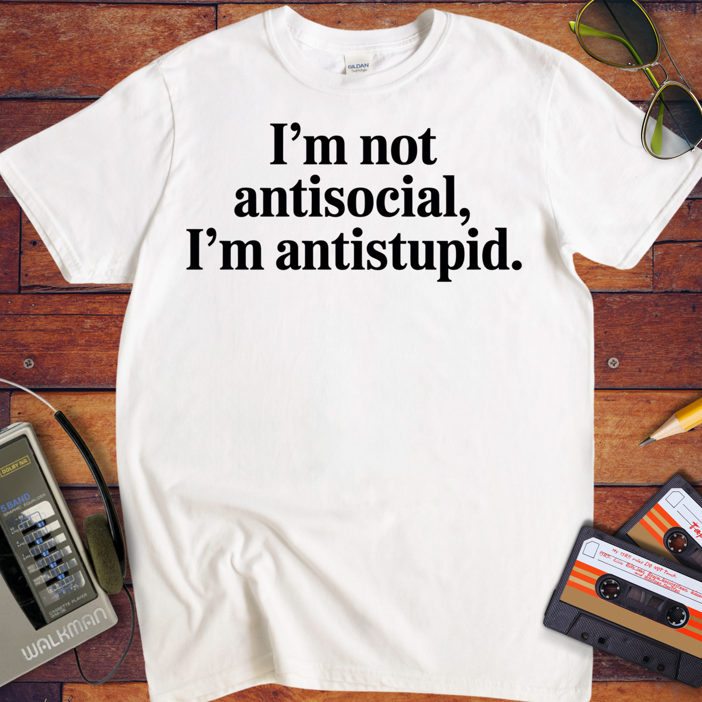'I'm not antisocial' T-Shirt