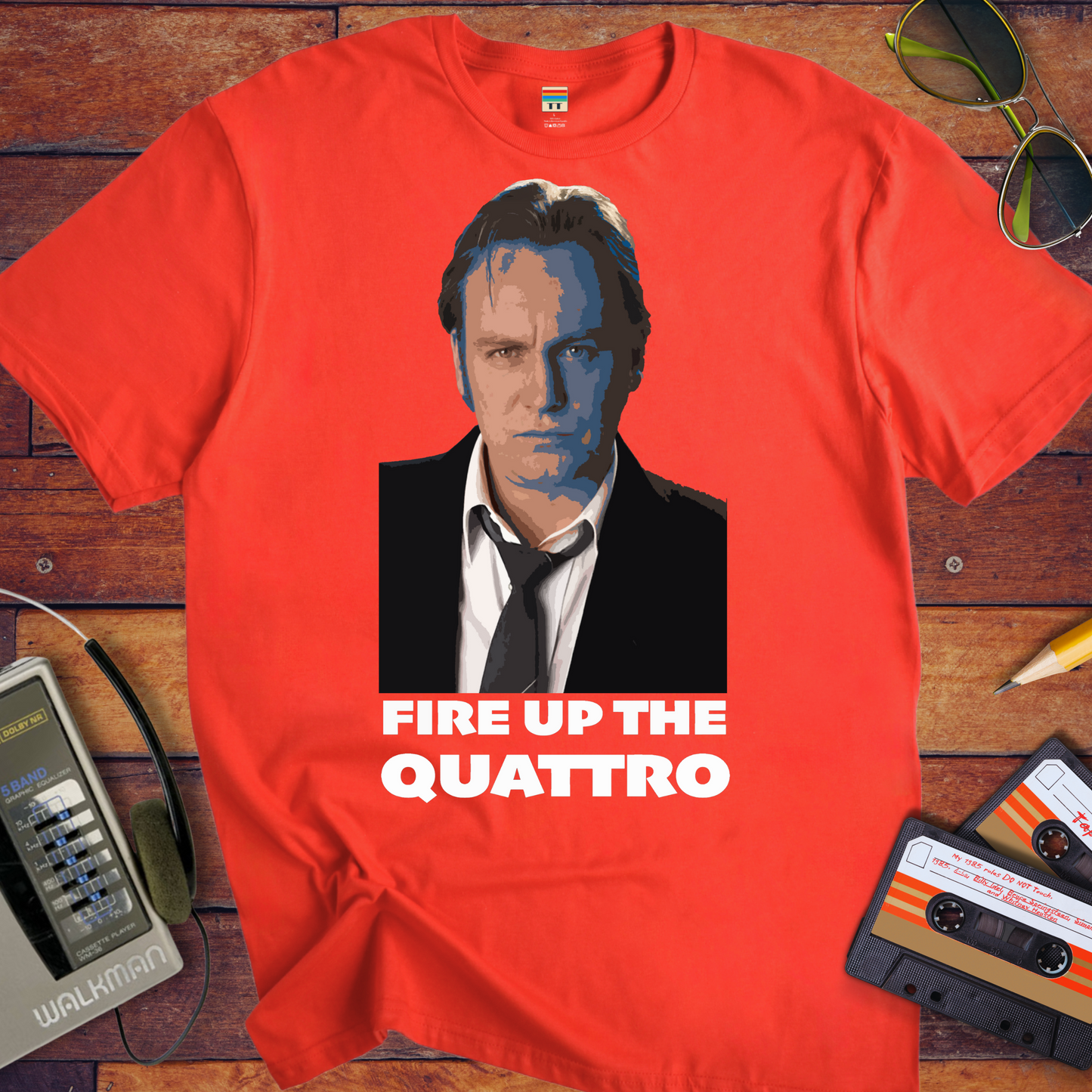 'FIRE UP THE QUATTRO' T-Shirt