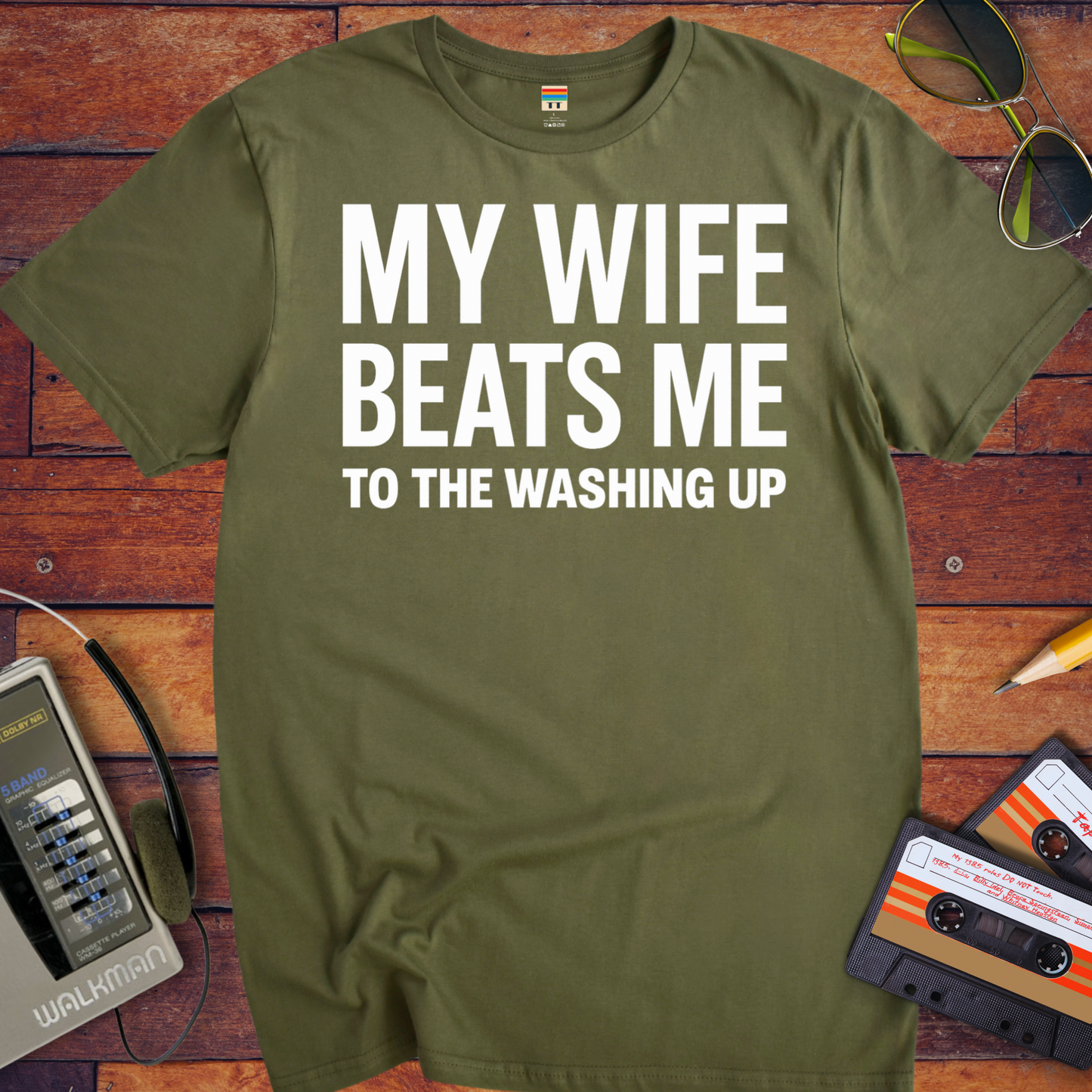 'My Wife Beats Me' T-Shirt