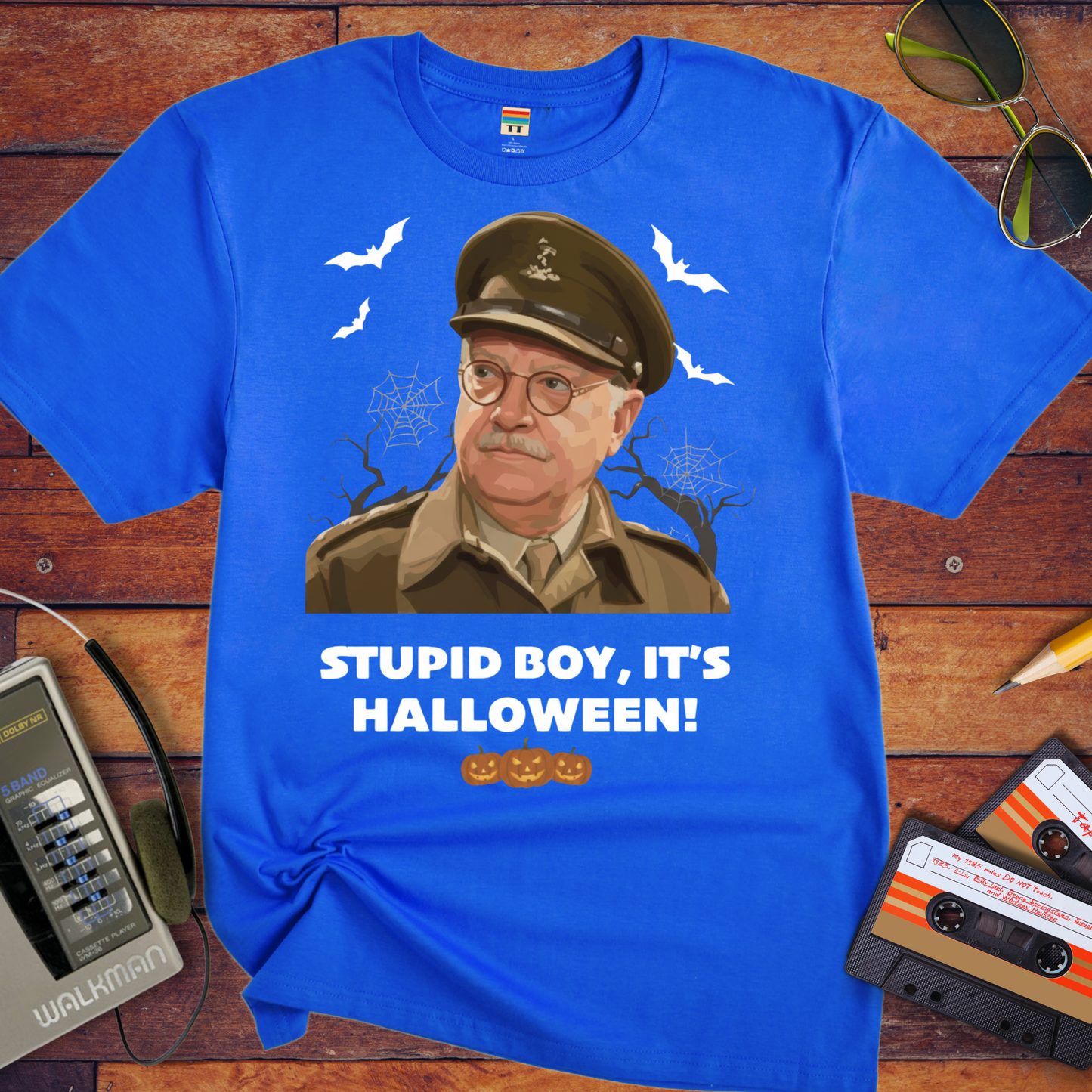 'Stupid Boy, It's Halloween' Funny T-Shirt