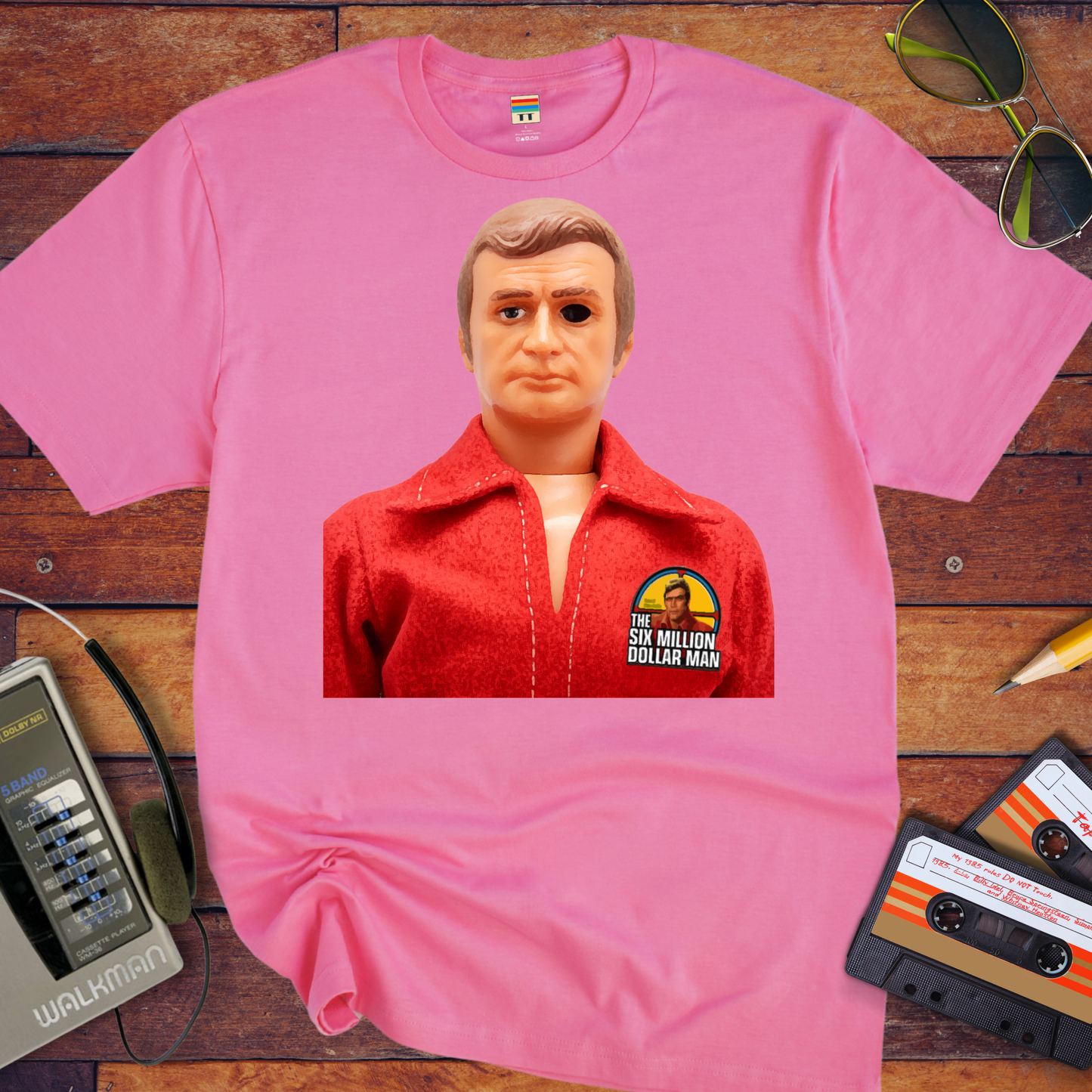 '6 million doller man doll' T-Shirt