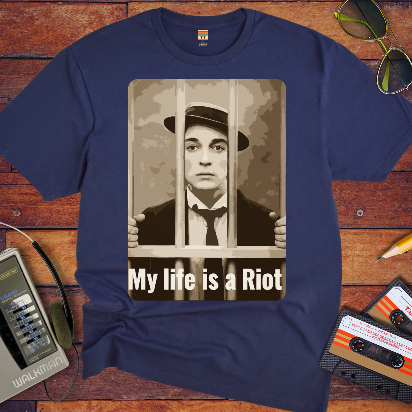 'My Life is riot' Funny T-Shirt