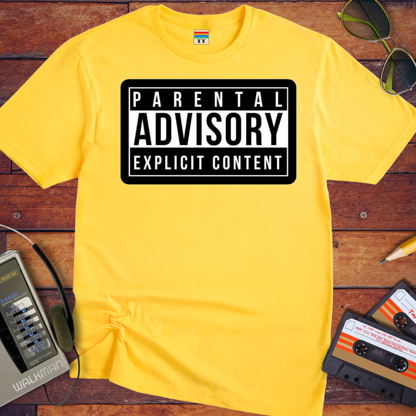 'PARENTAL ADVISORY EXPLICIT CONTENT' T-Shirt