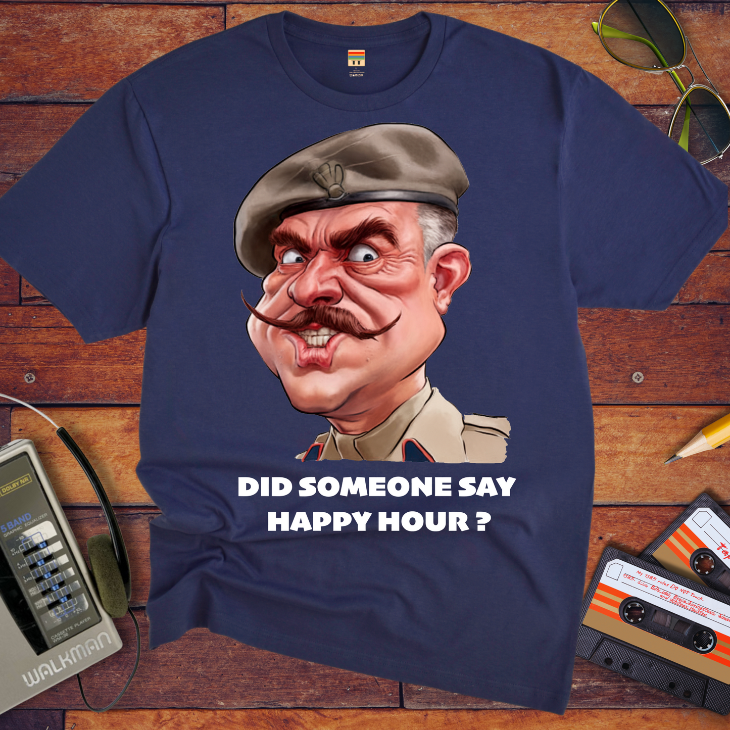 'Did somebody say, happy hour?' T-Shirt