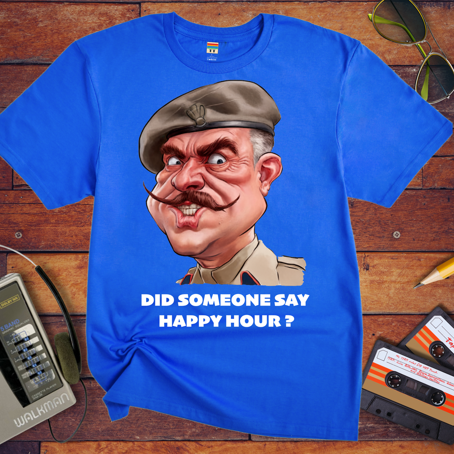 'Did somebody say, happy hour?' T-Shirt