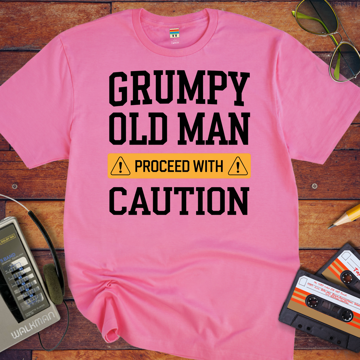 'Grumpy old Man Caution' T-Shirt