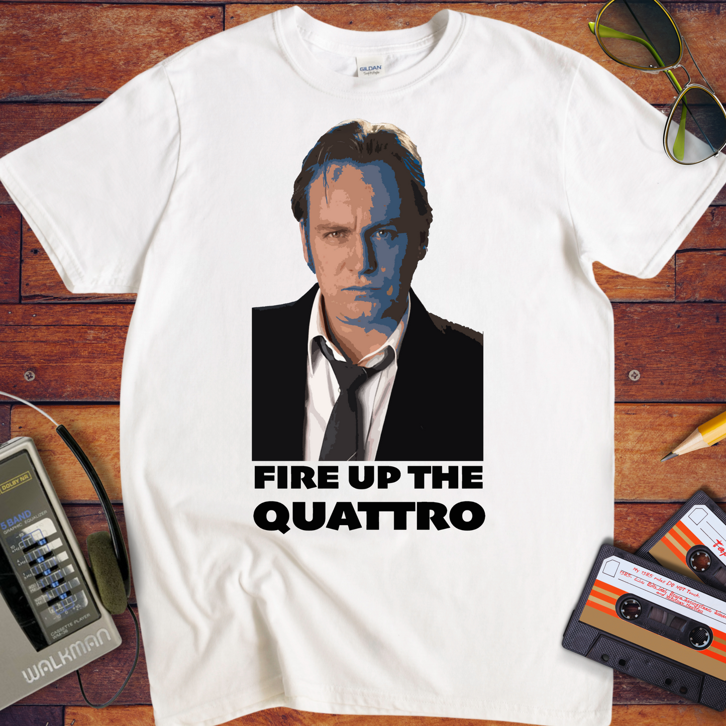 'FIRE UP THE QUATTRO' T-Shirt