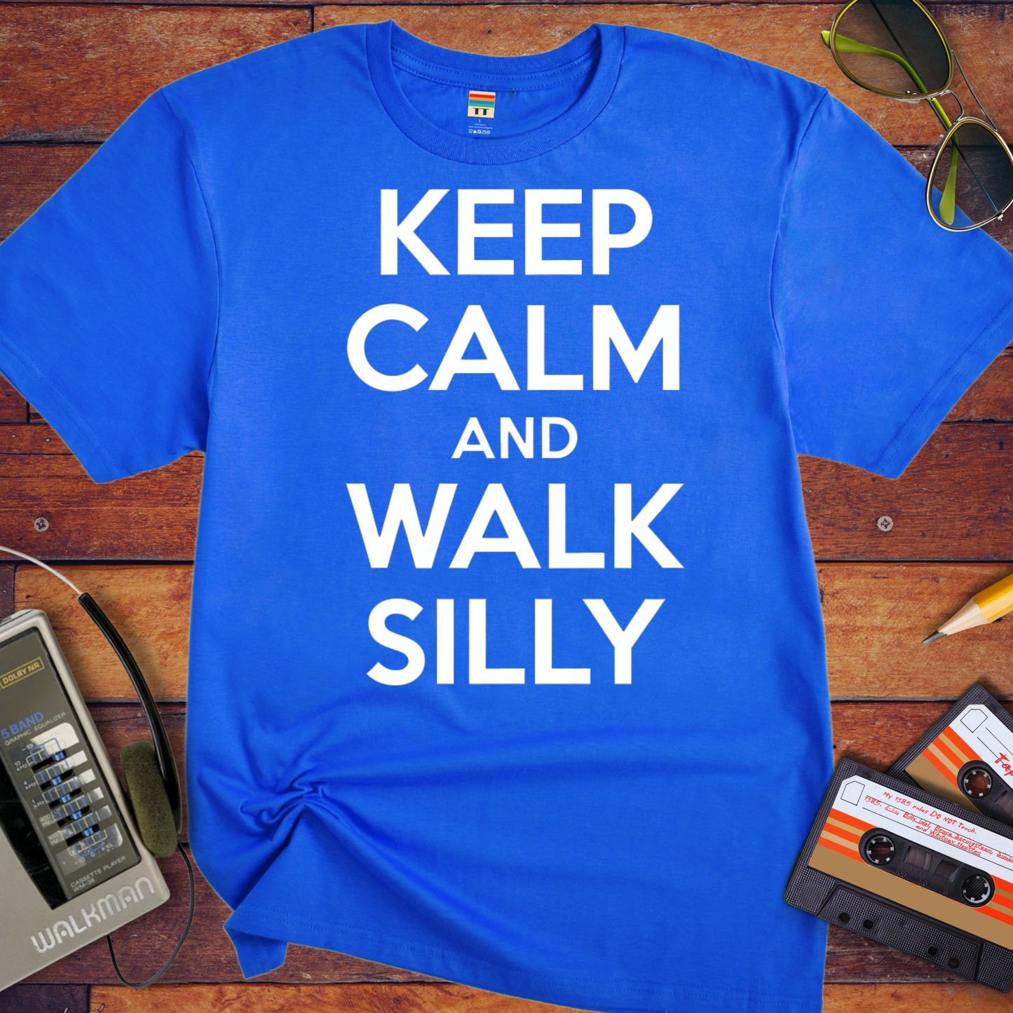 'Keep calm and walk silly' T-Shirt