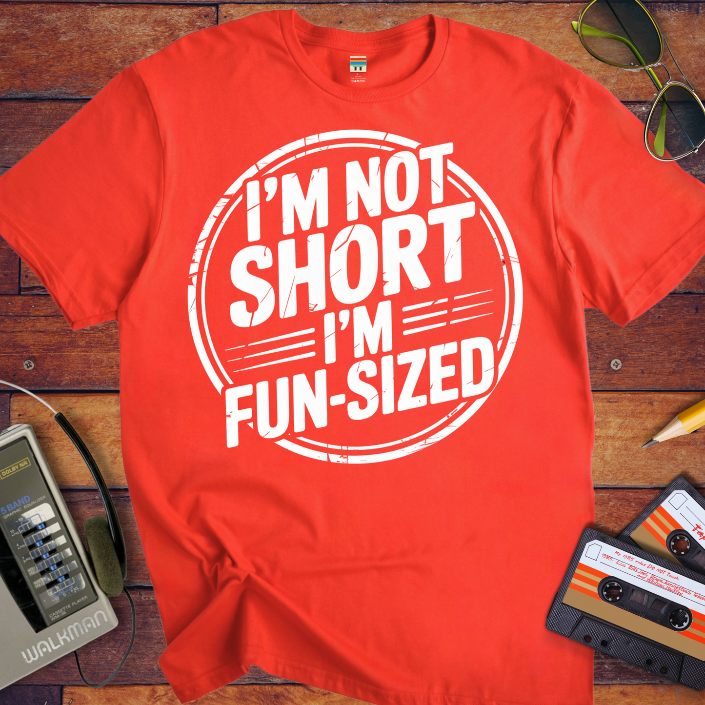 'I'M NOT SHORT I'M FUN-SIZED' Funny T-Shirt