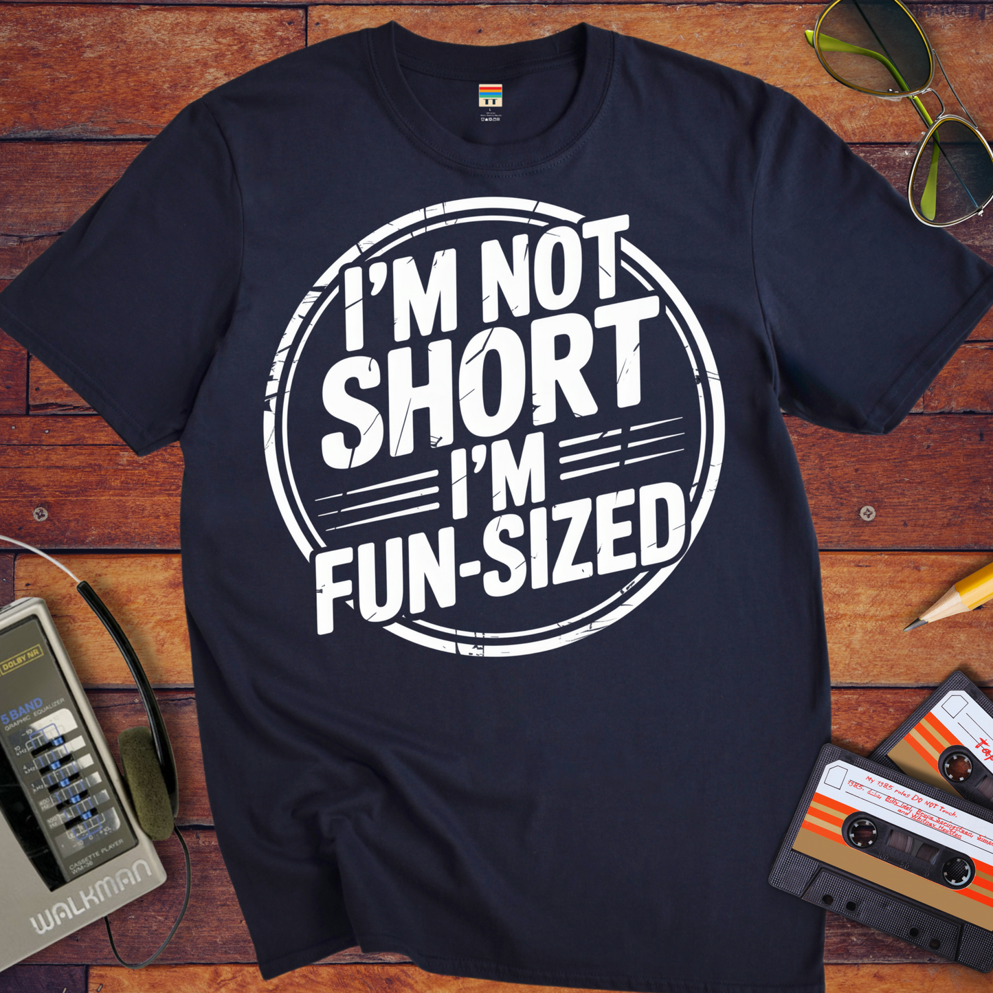 'I'M NOT SHORT I'M FUN-SIZED' Funny T-Shirt