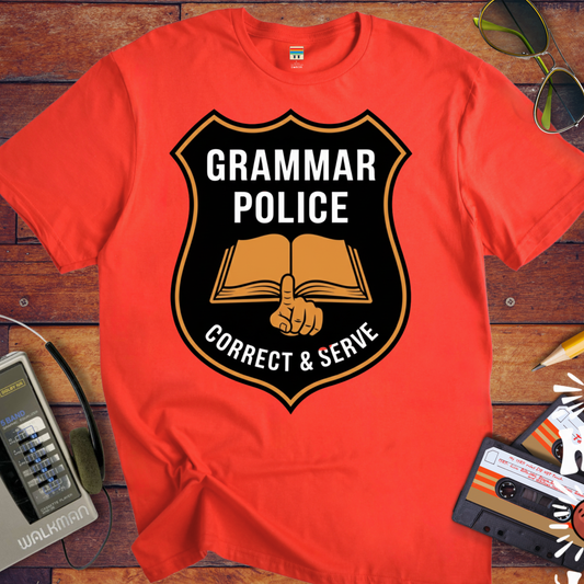 'GRAMMAR POLICE'' T-Shirt