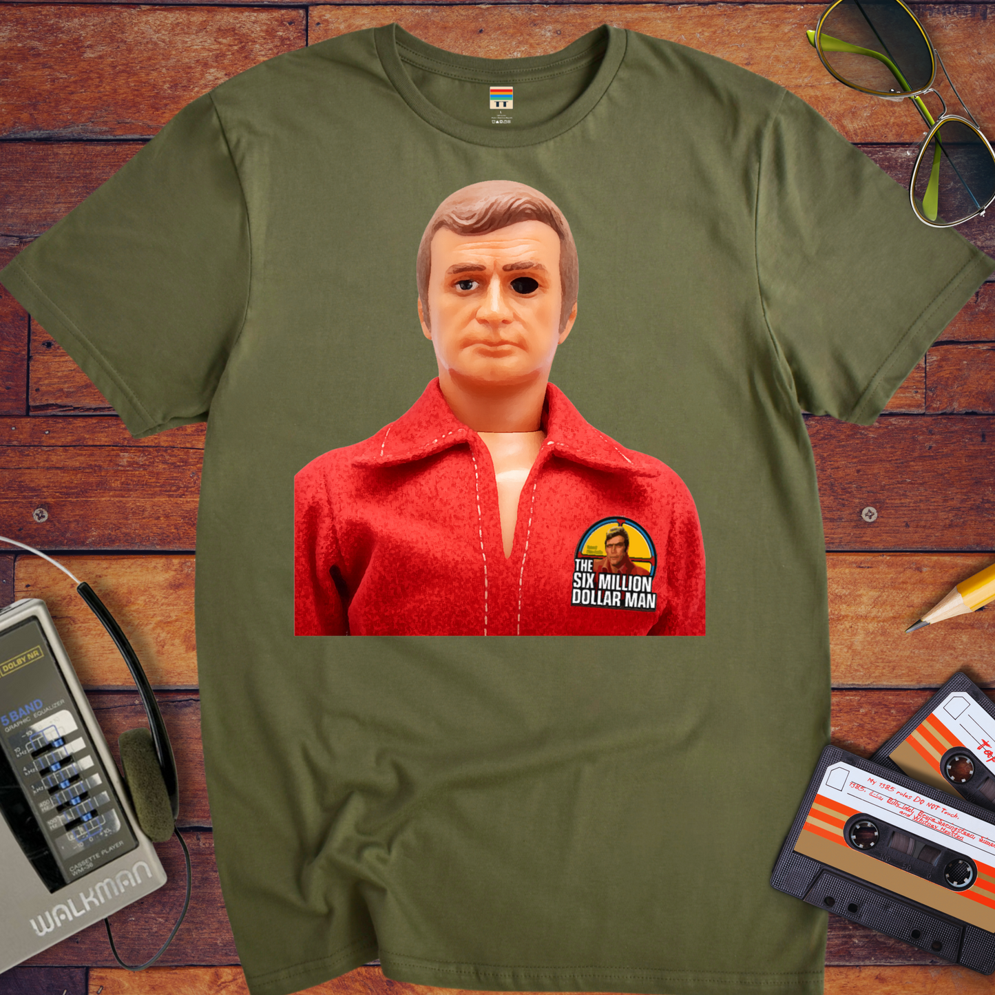 '6 million doller man doll' T-Shirt