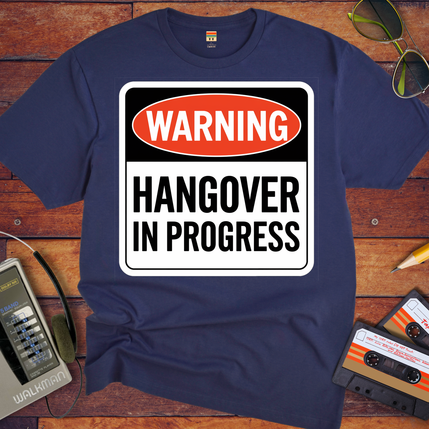 'WARNING HANGOVER IN PROGRESS' T-Shirt