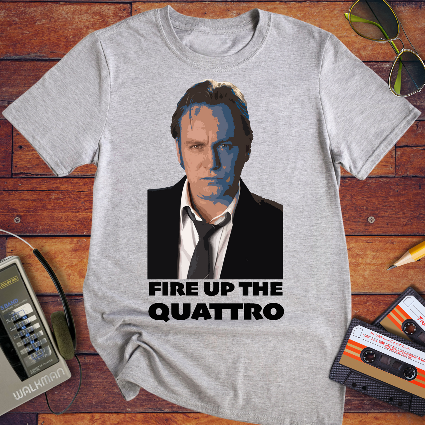 'FIRE UP THE QUATTRO' T-Shirt