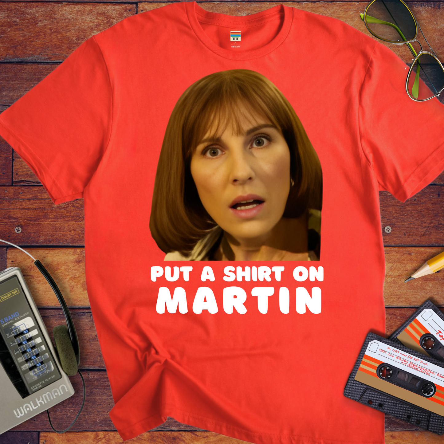'Put A shirt on Martin' T-Shirt