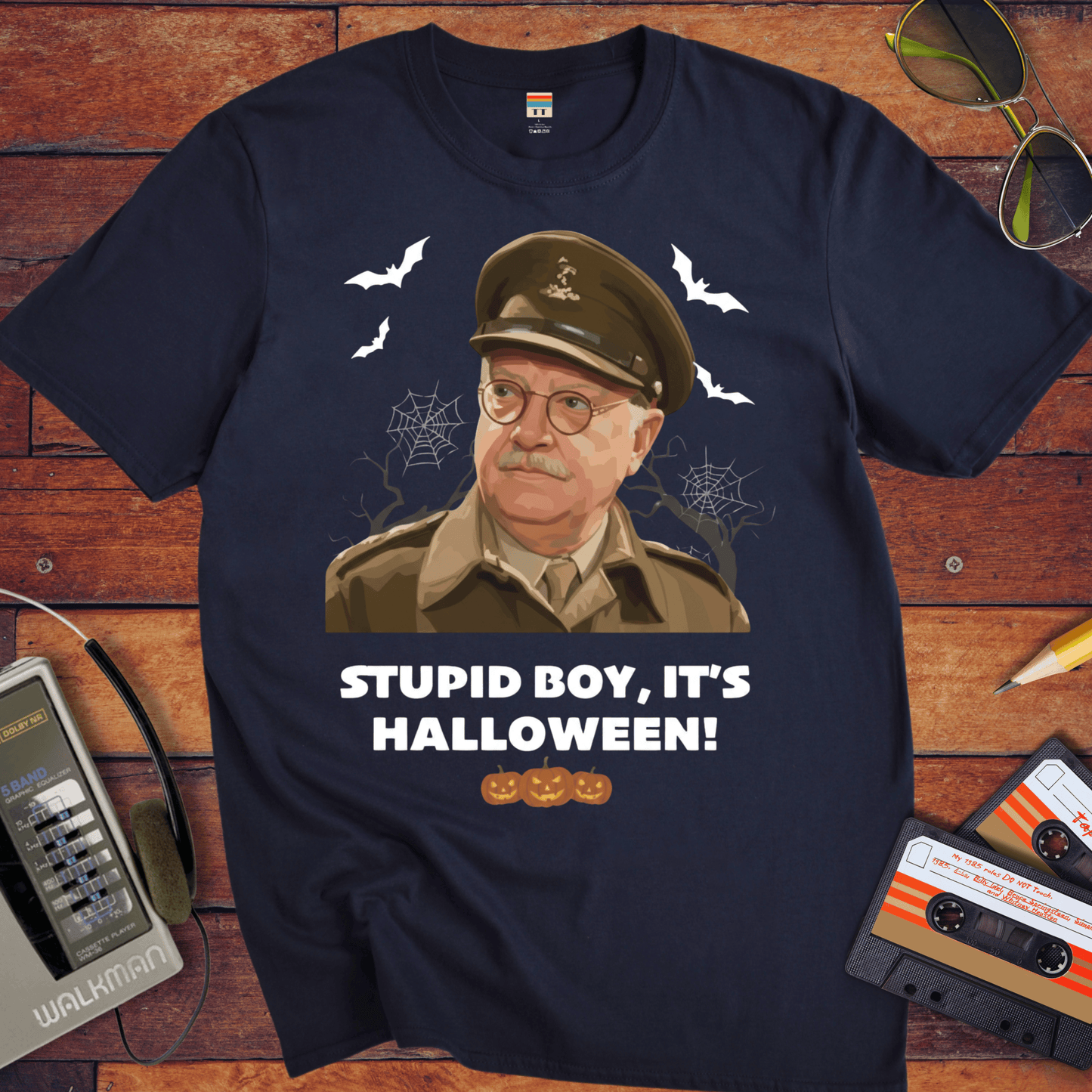 'Stupid Boy, It's Halloween' Funny T-Shirt
