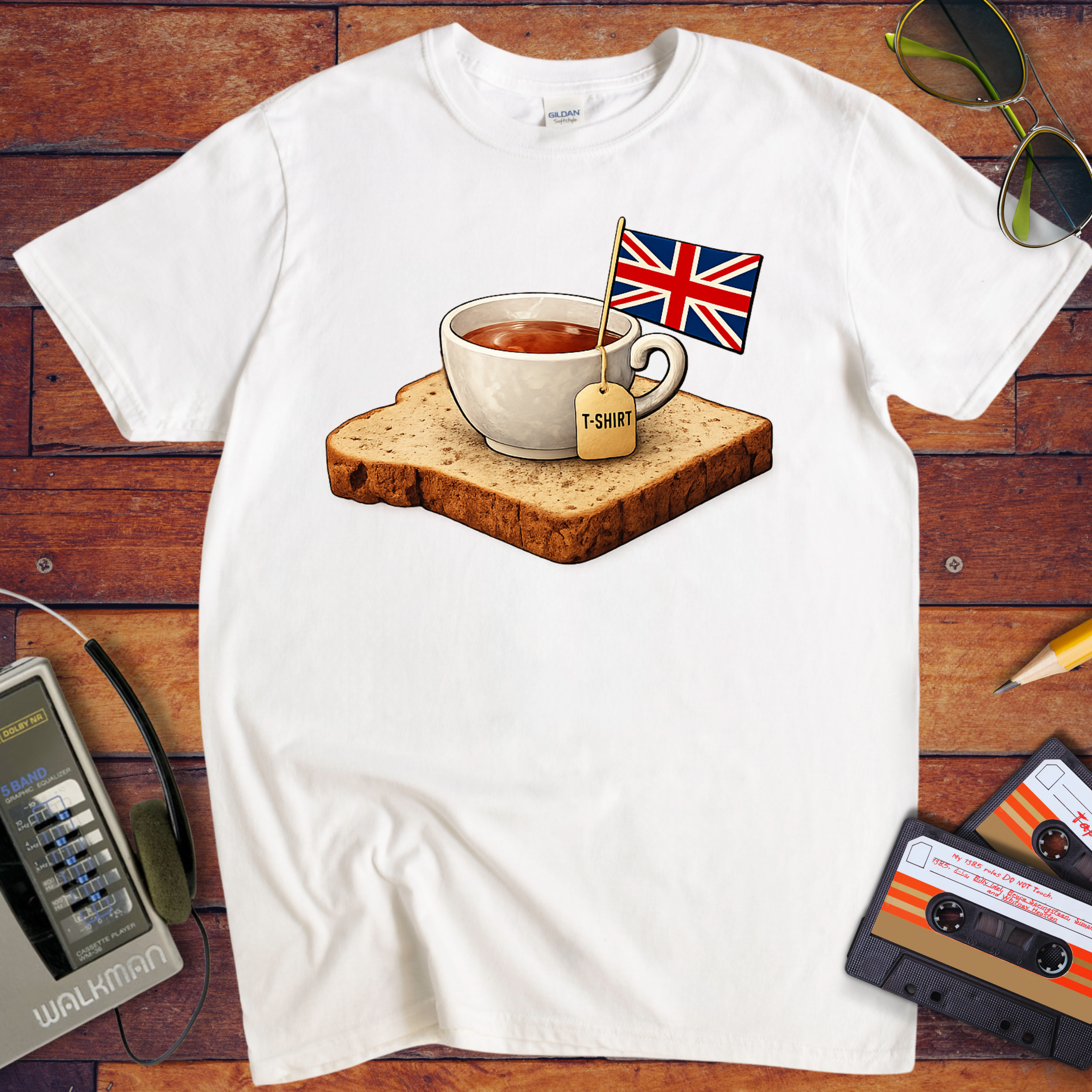 'Tea with toast' Funny T-Shirt