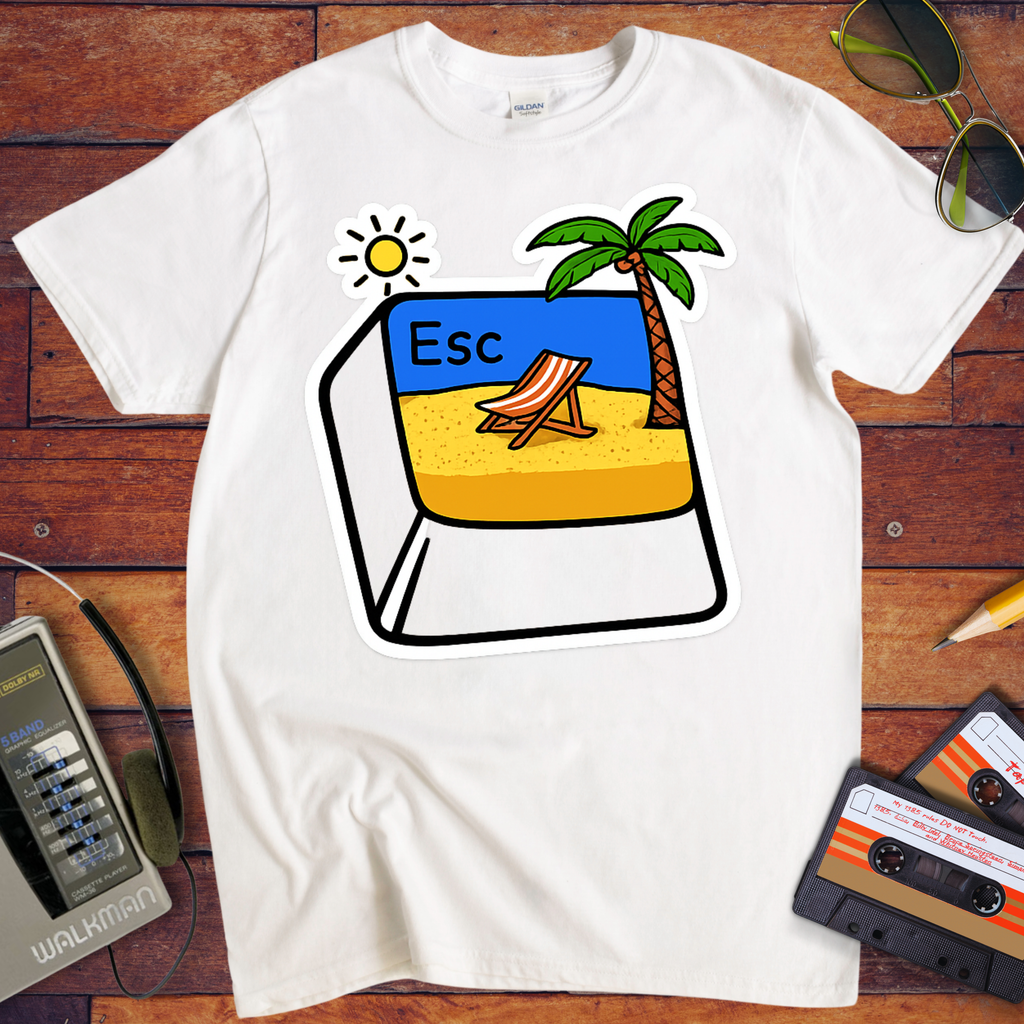 'ESC KEY' Funny T-Shirt