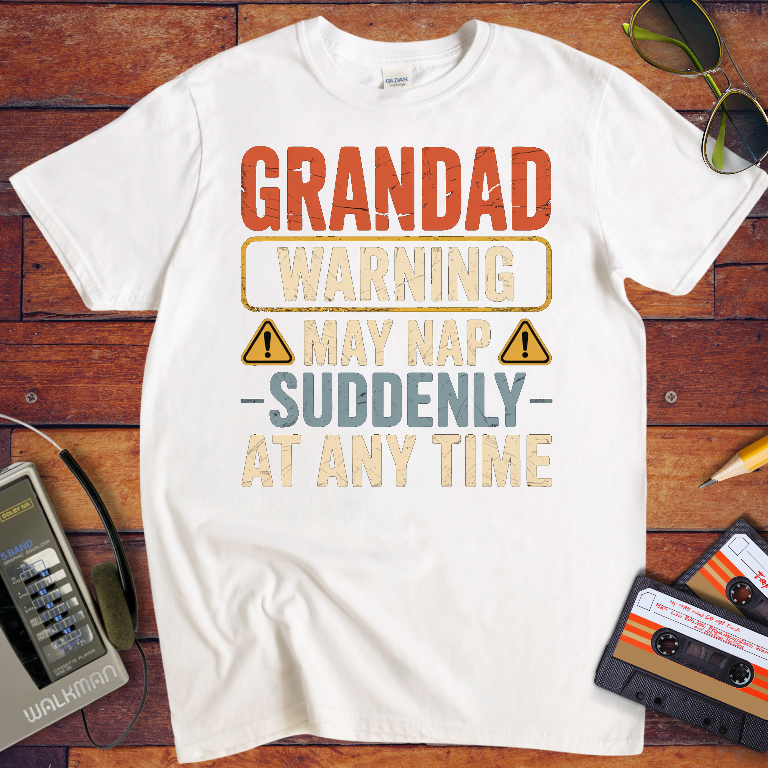 'Grandad Warning' Funny T-Shirt