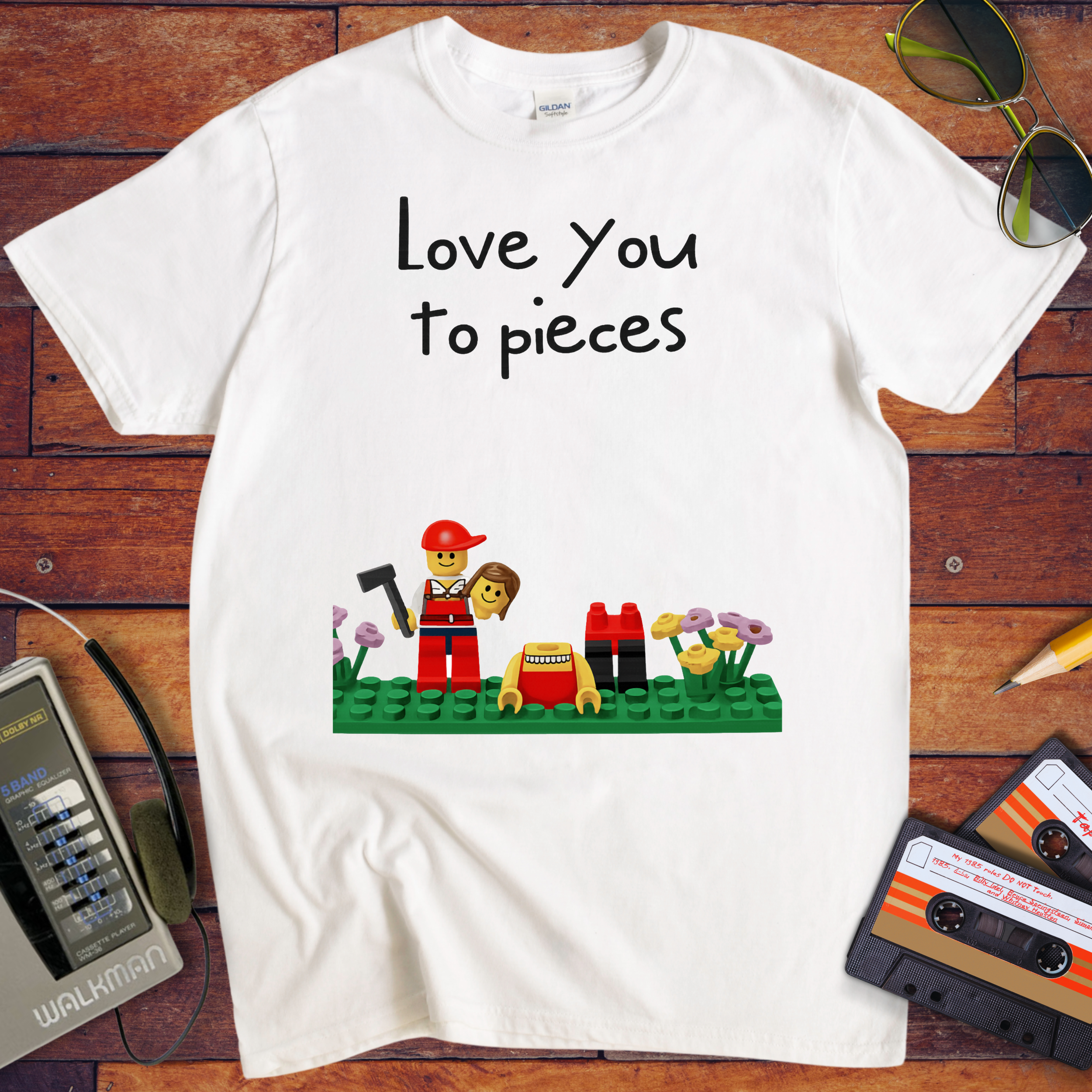 'Love you to pieces' Funny T-Shirt