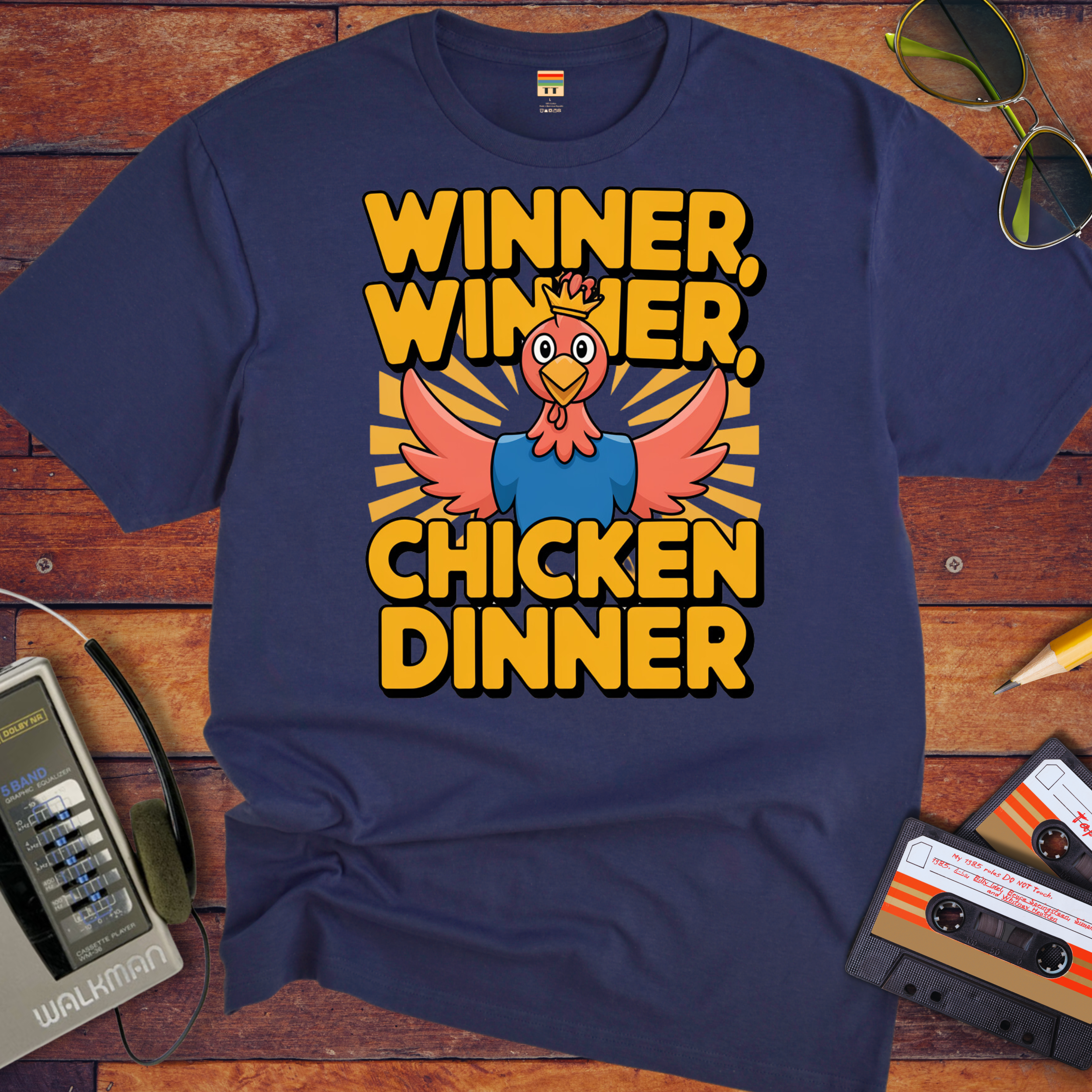 'Winner Winner Chicken Dinner' Funny T-Shirt