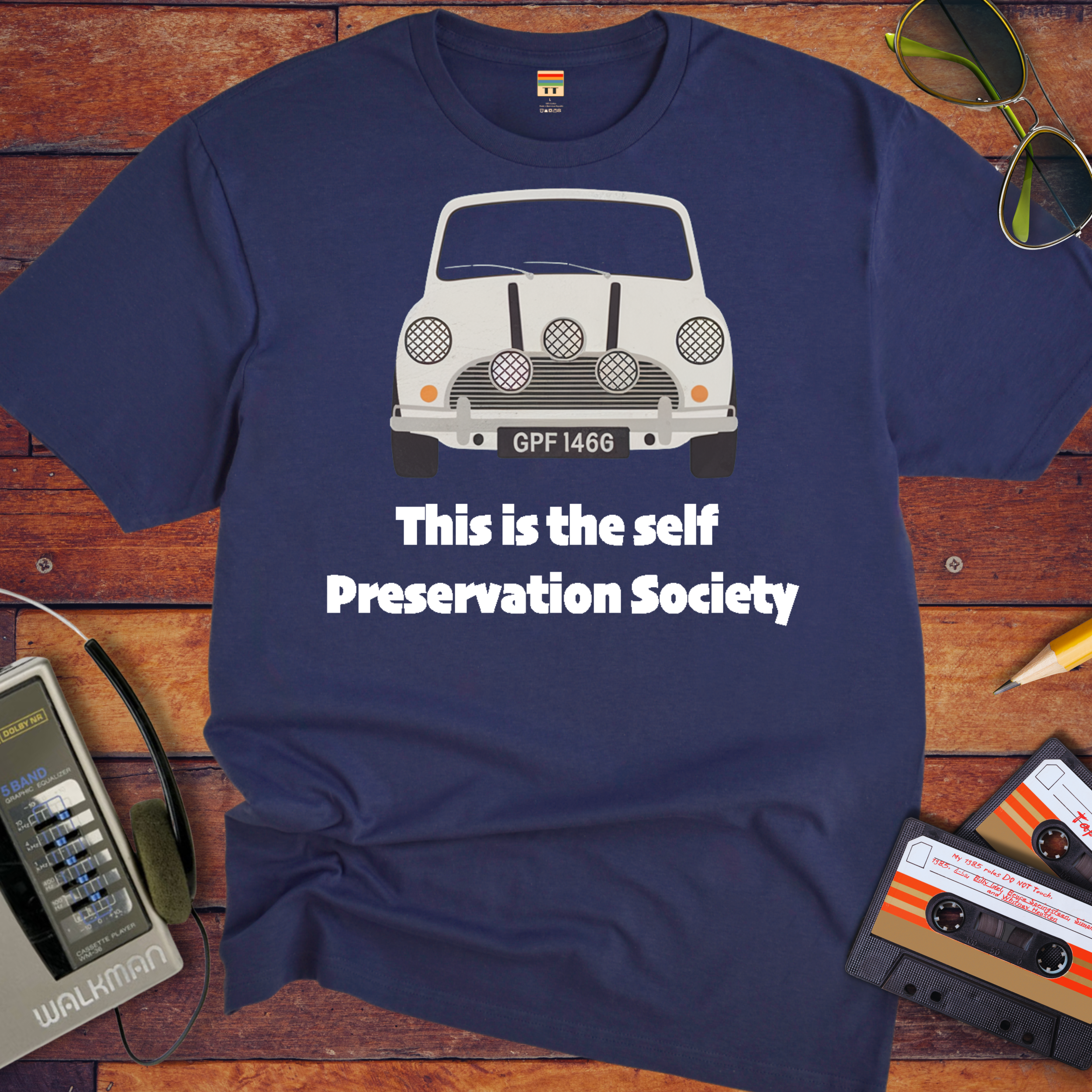 "SELF PRESERVATION SOCIETY" T-Shirt