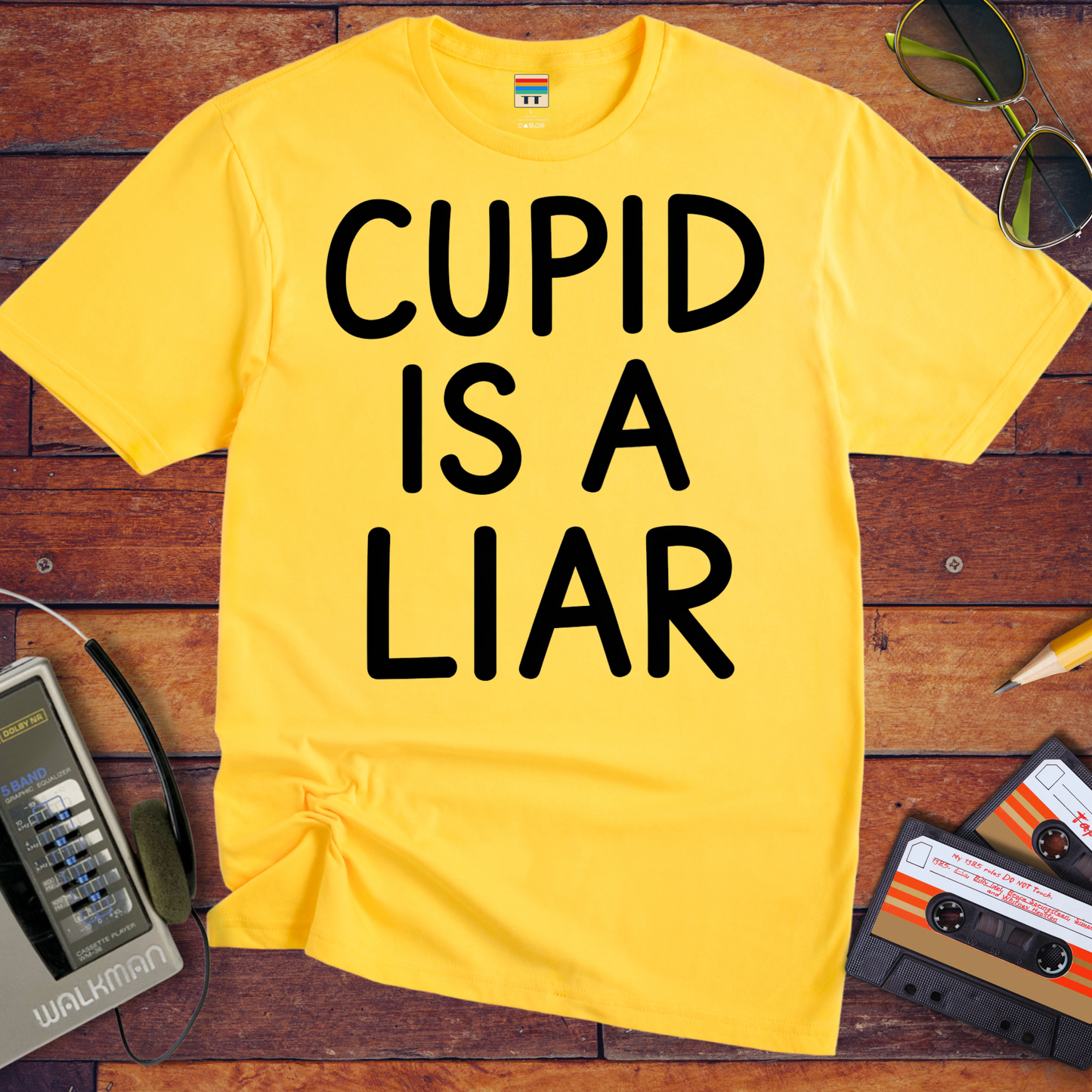 'Cupid is a Liar' Funny T-Shirt