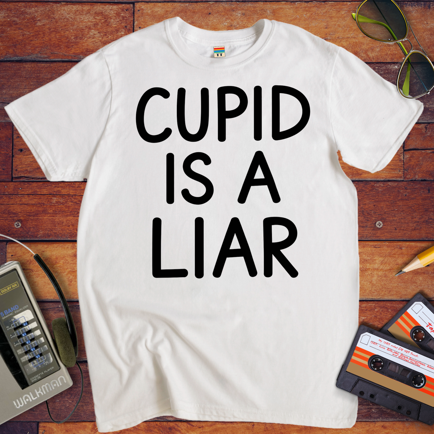 'Cupid is a Liar' Funny T-Shirt