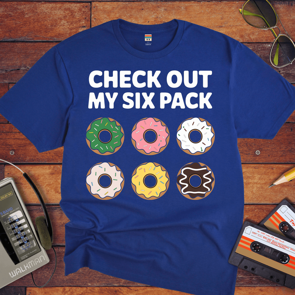 "Check out my six pack" Funny T-Shirt