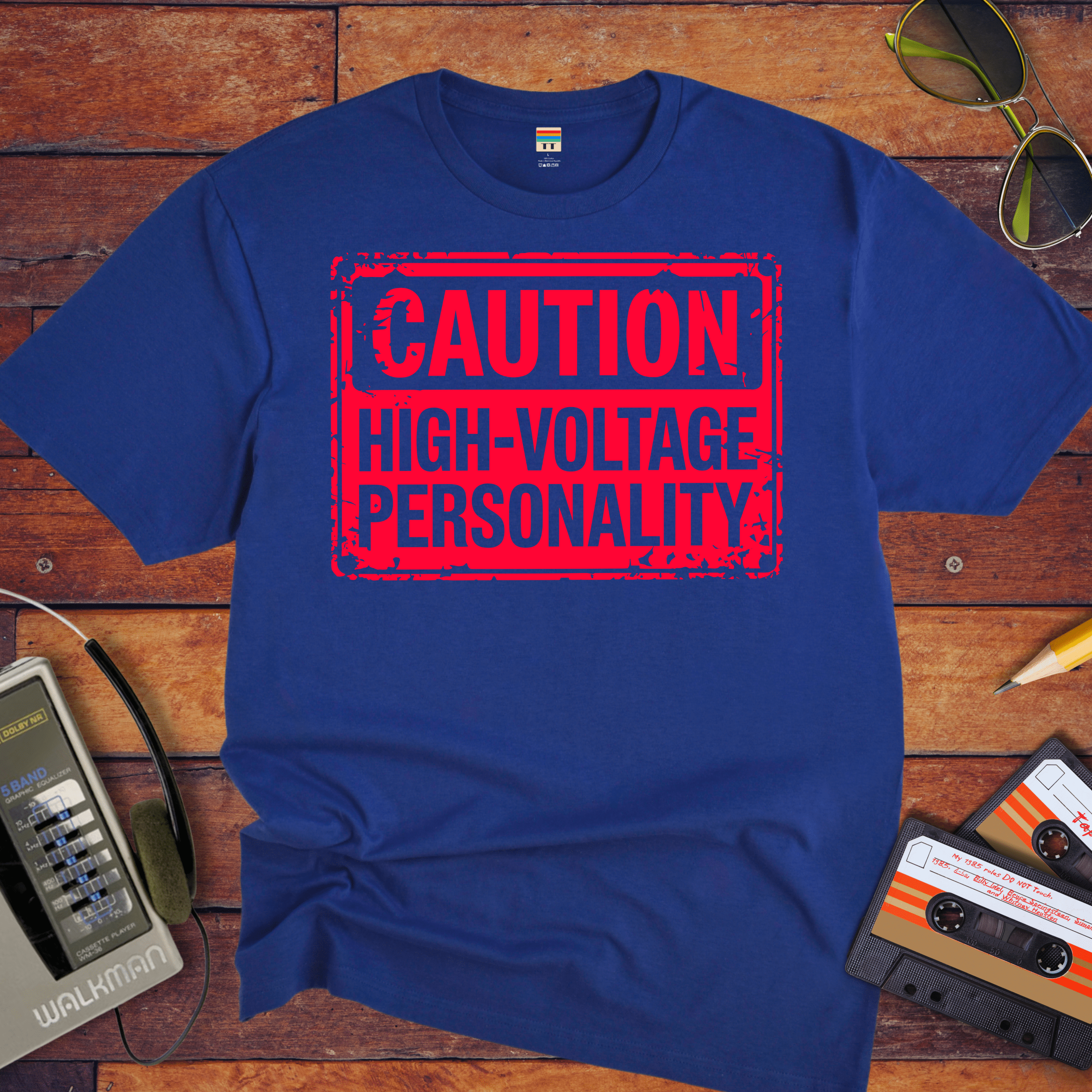 "Caution, highly volatile personality'" T-Shirt