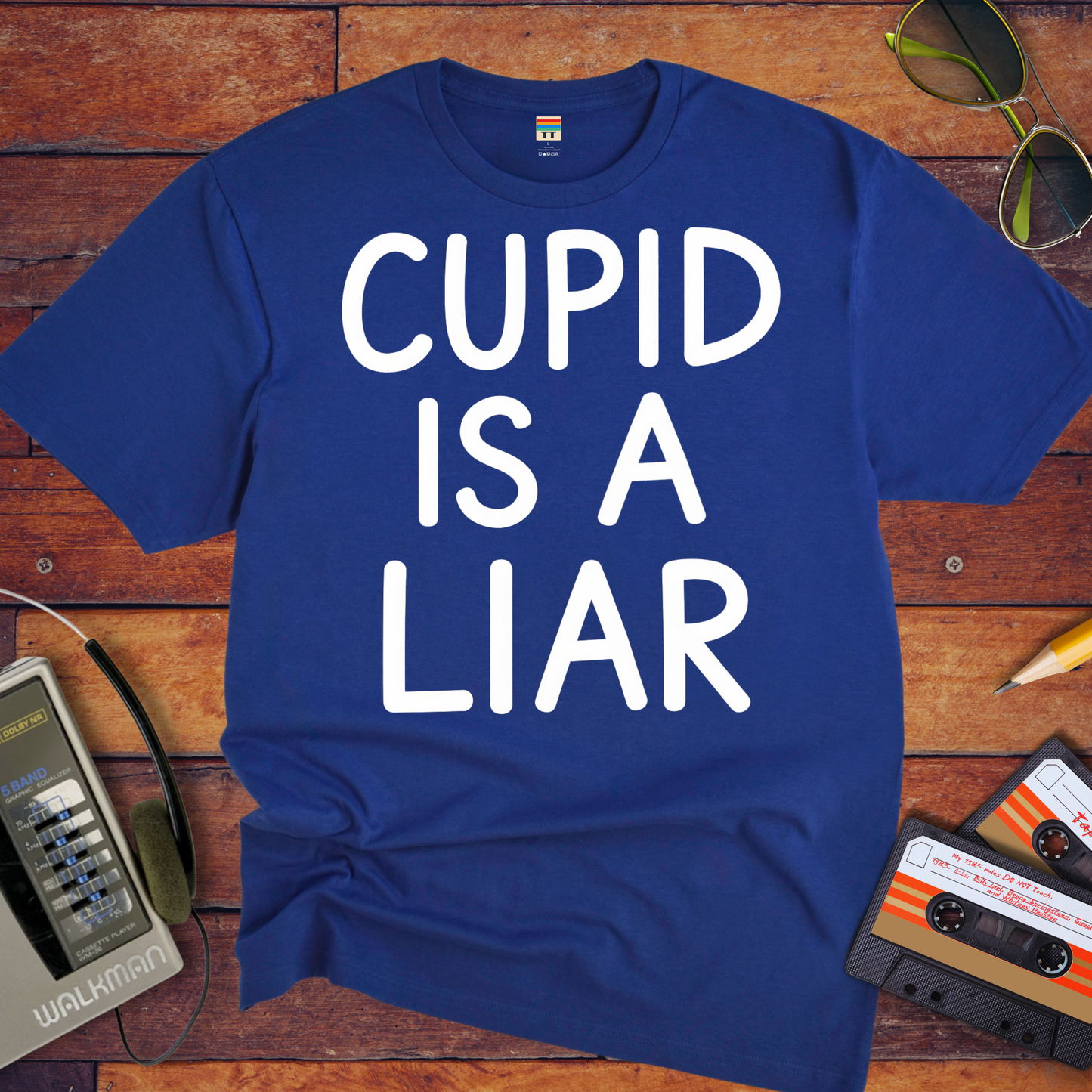 'Cupid is a Liar' Funny T-Shirt