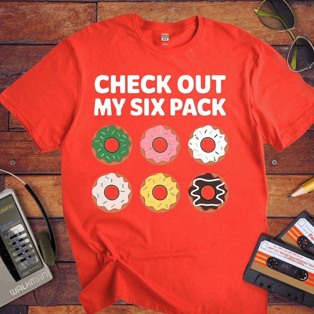 "Check out my six pack" Funny T-Shirt