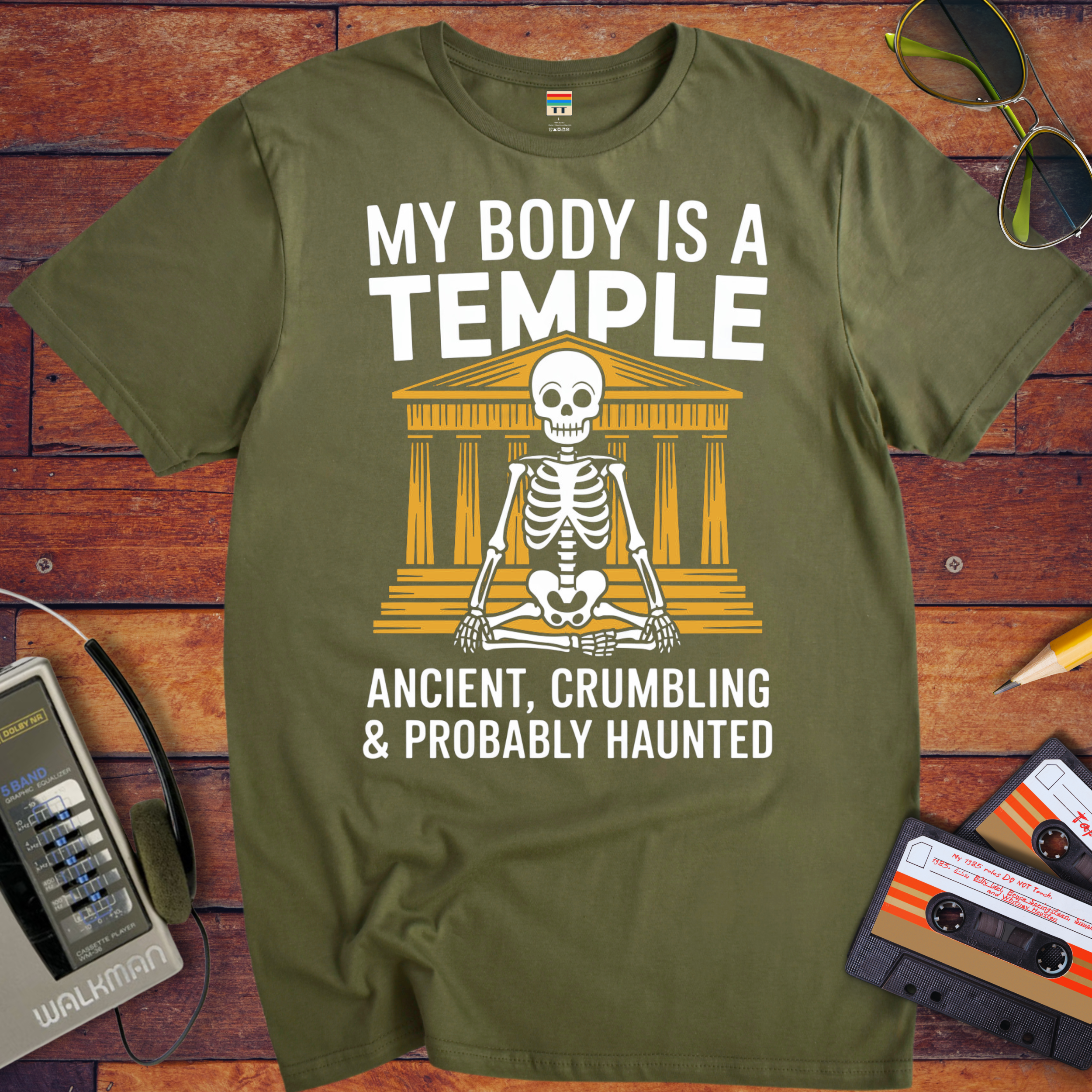 'MY BODY IS A TEMPLE' T-Shirt
