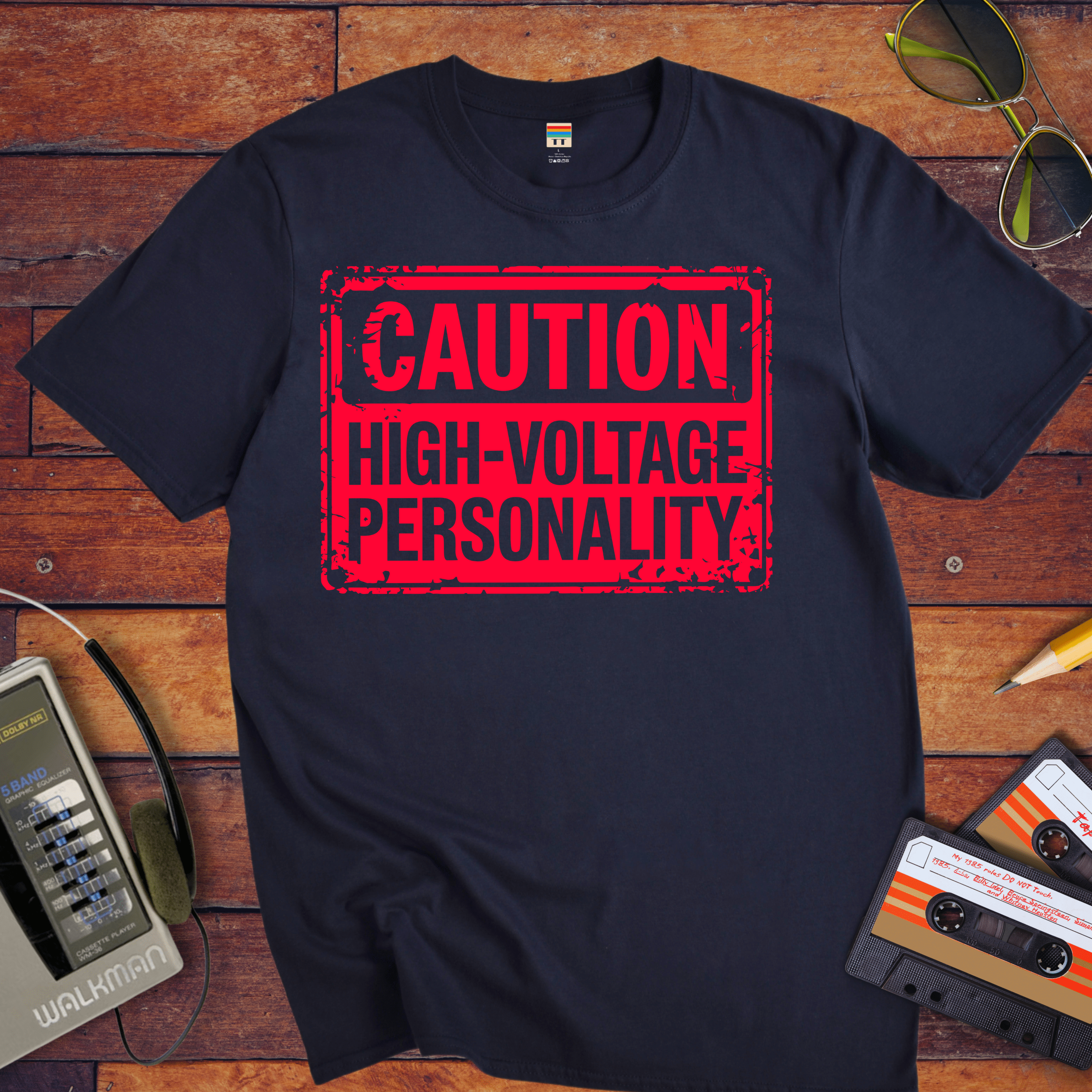 "Caution, highly volatile personality'" T-Shirt