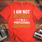 " I AM NOT RETIRED I'M PROFESSIONAL GRANDAD" T-Shirt