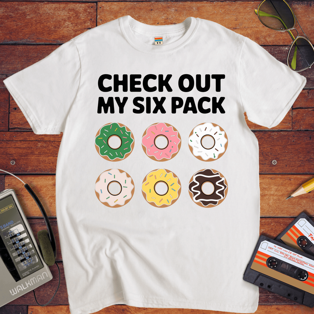 "Check out my six pack" Funny T-Shirt
