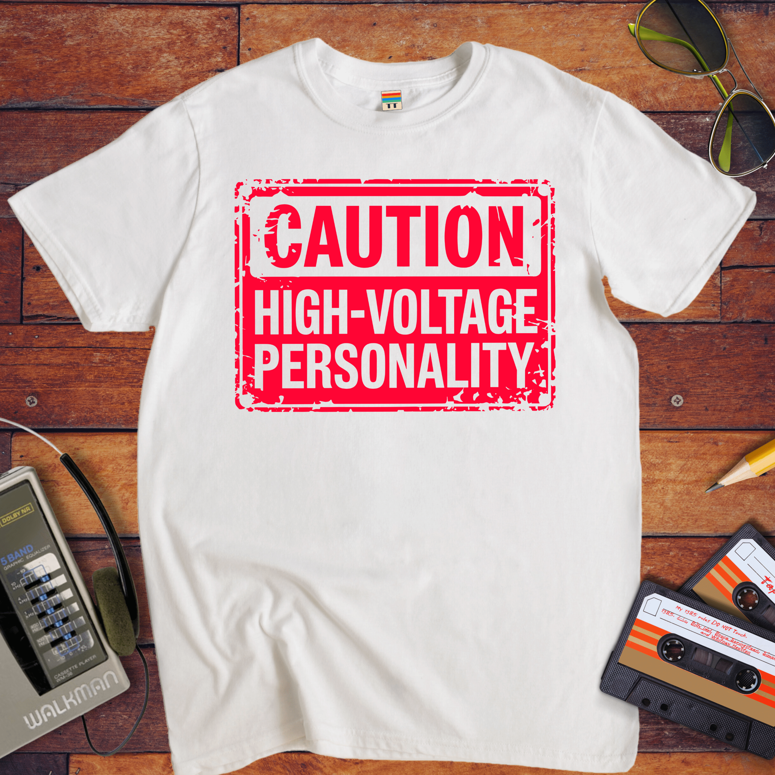 "Caution, highly volatile personality'" T-Shirt
