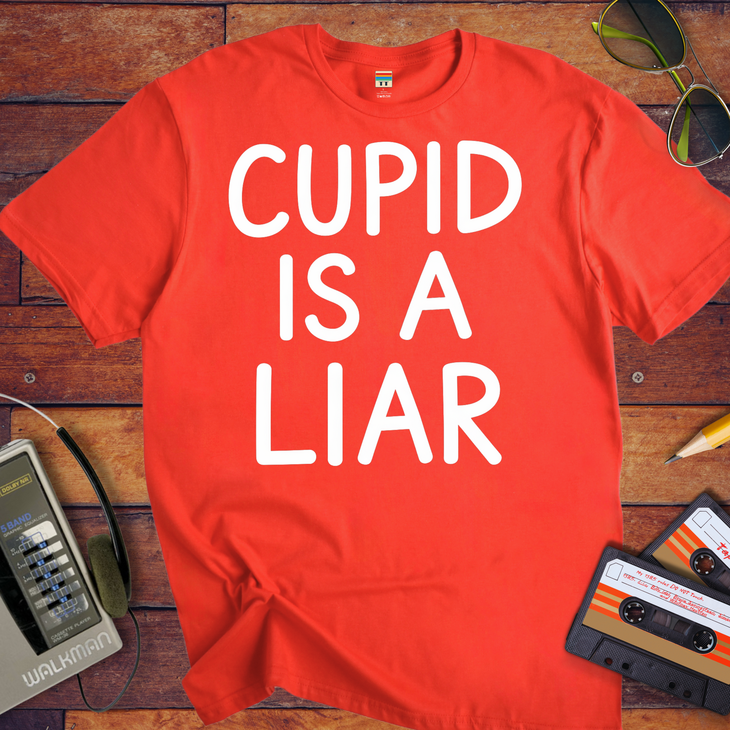 'Cupid is a Liar' Funny T-Shirt