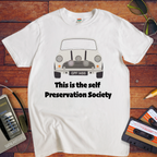 "SELF PRESERVATION SOCIETY" T-Shirt