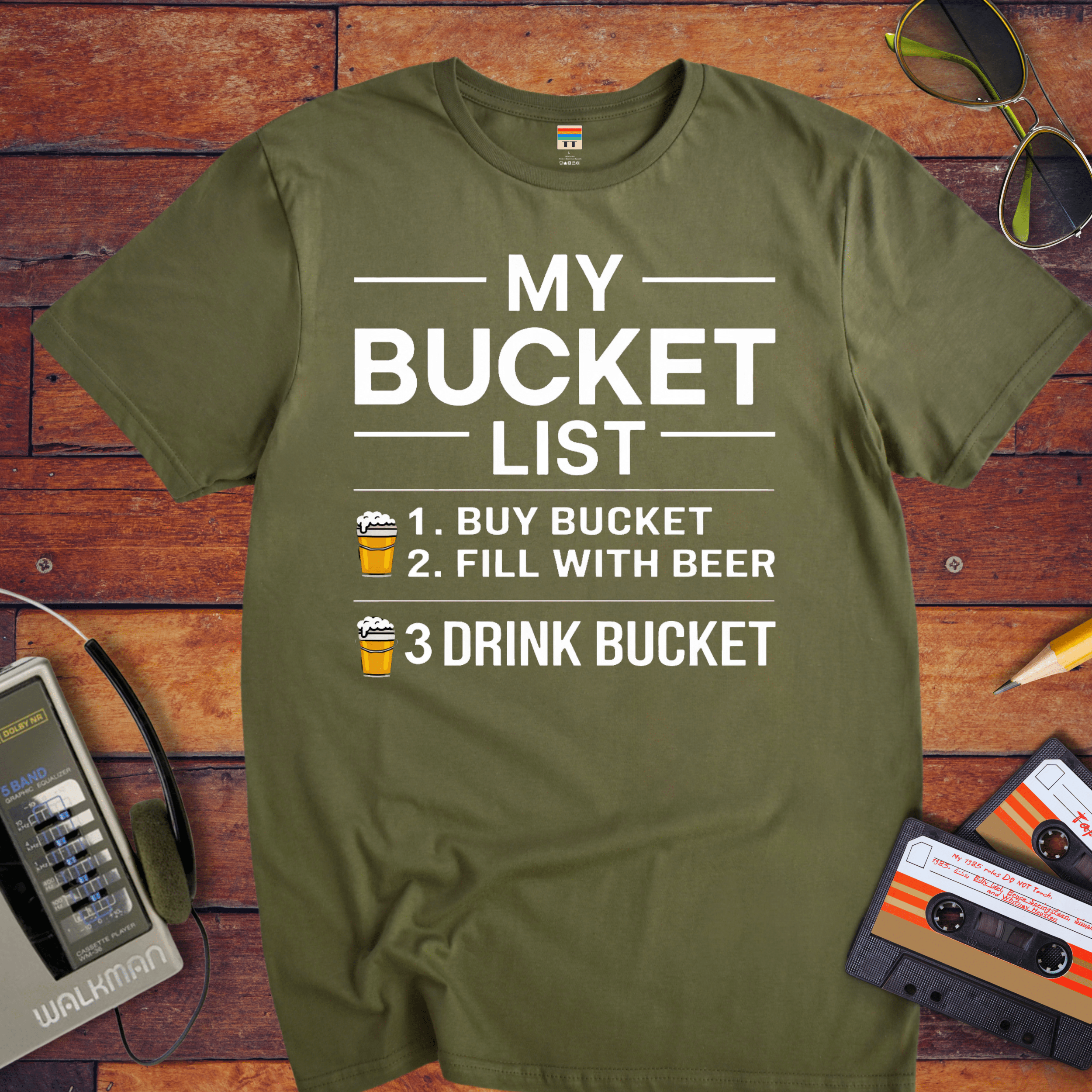 "Bucket list" T-Shirt