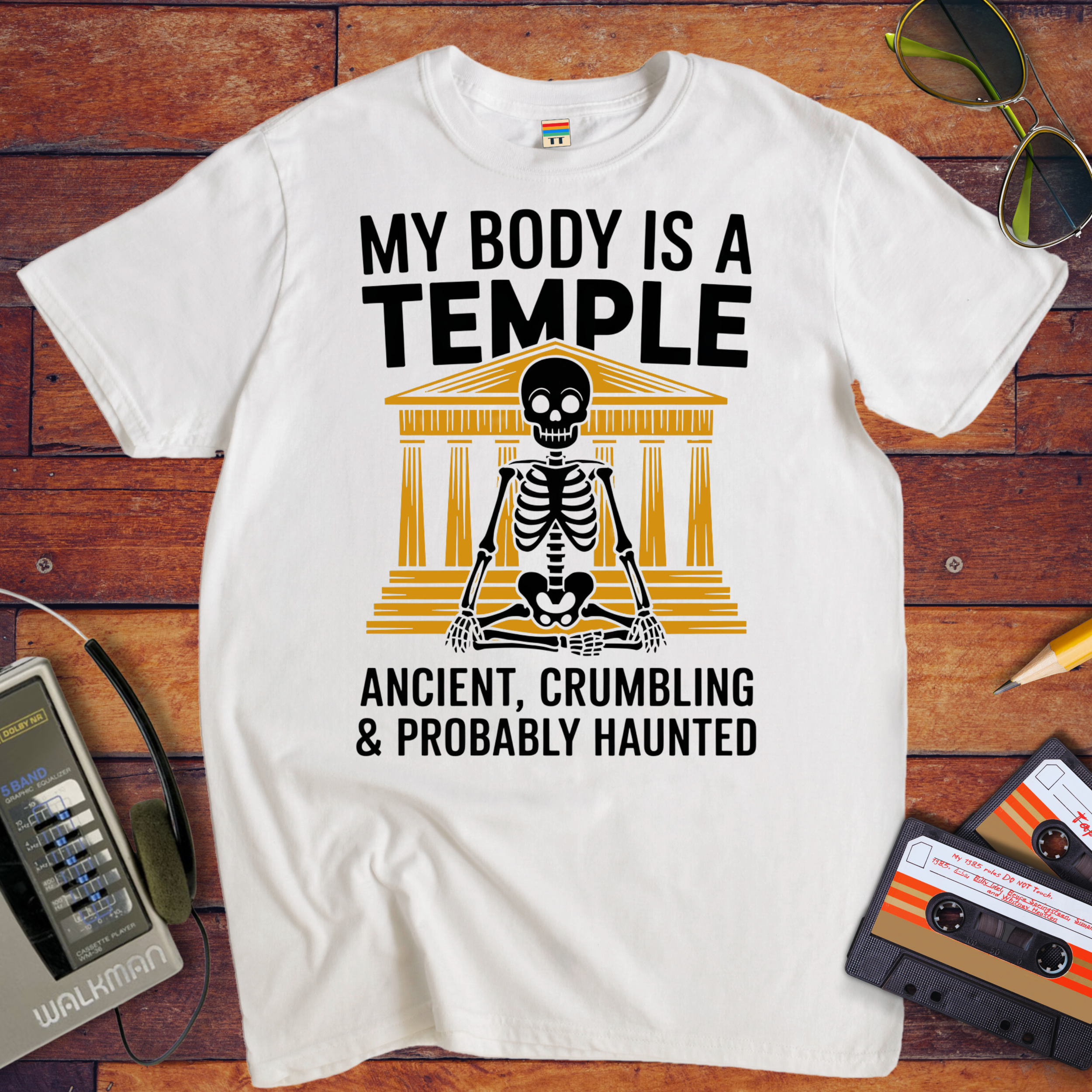 'MY BODY IS A TEMPLE' T-Shirt