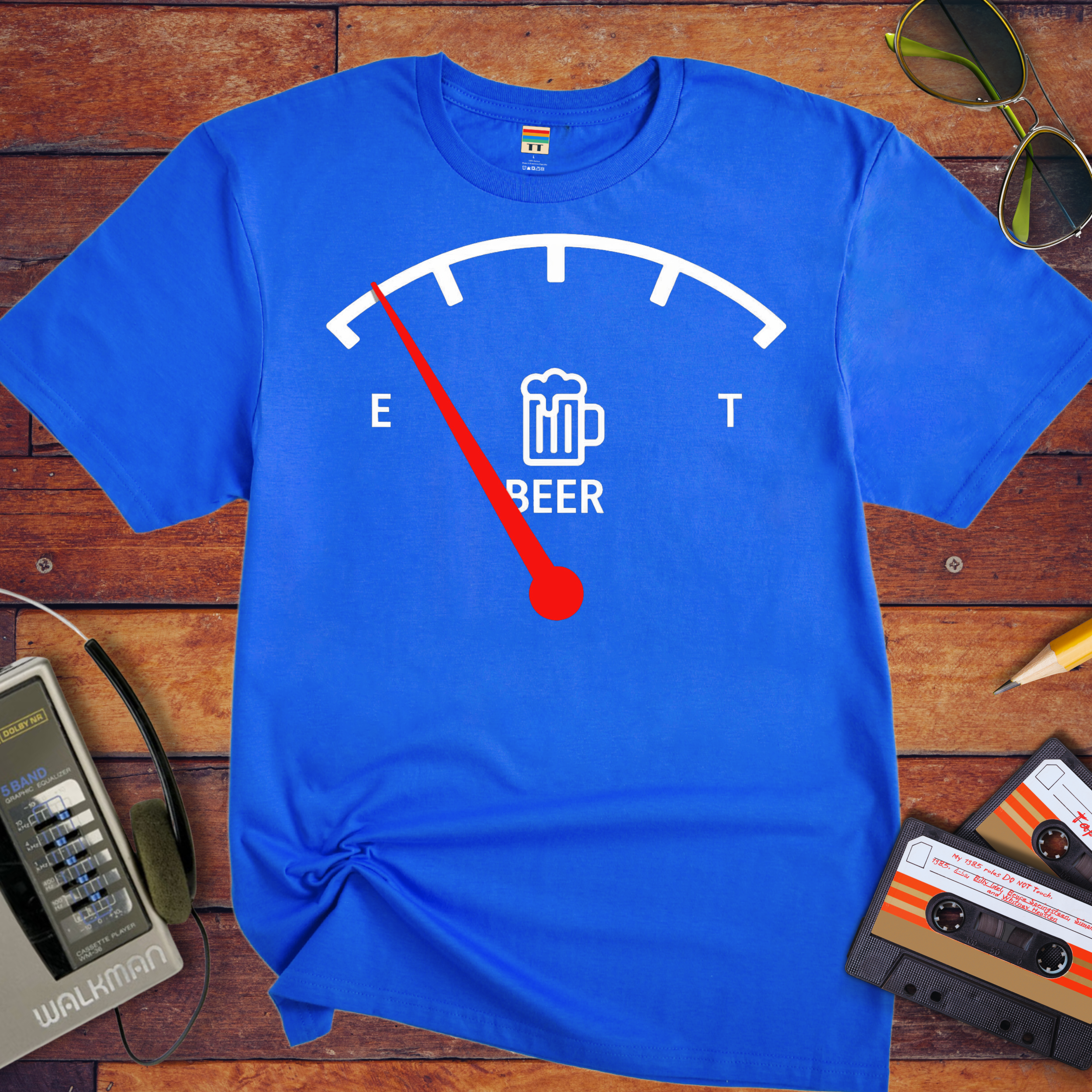 'Beer Gauge' Funny T-Shirt