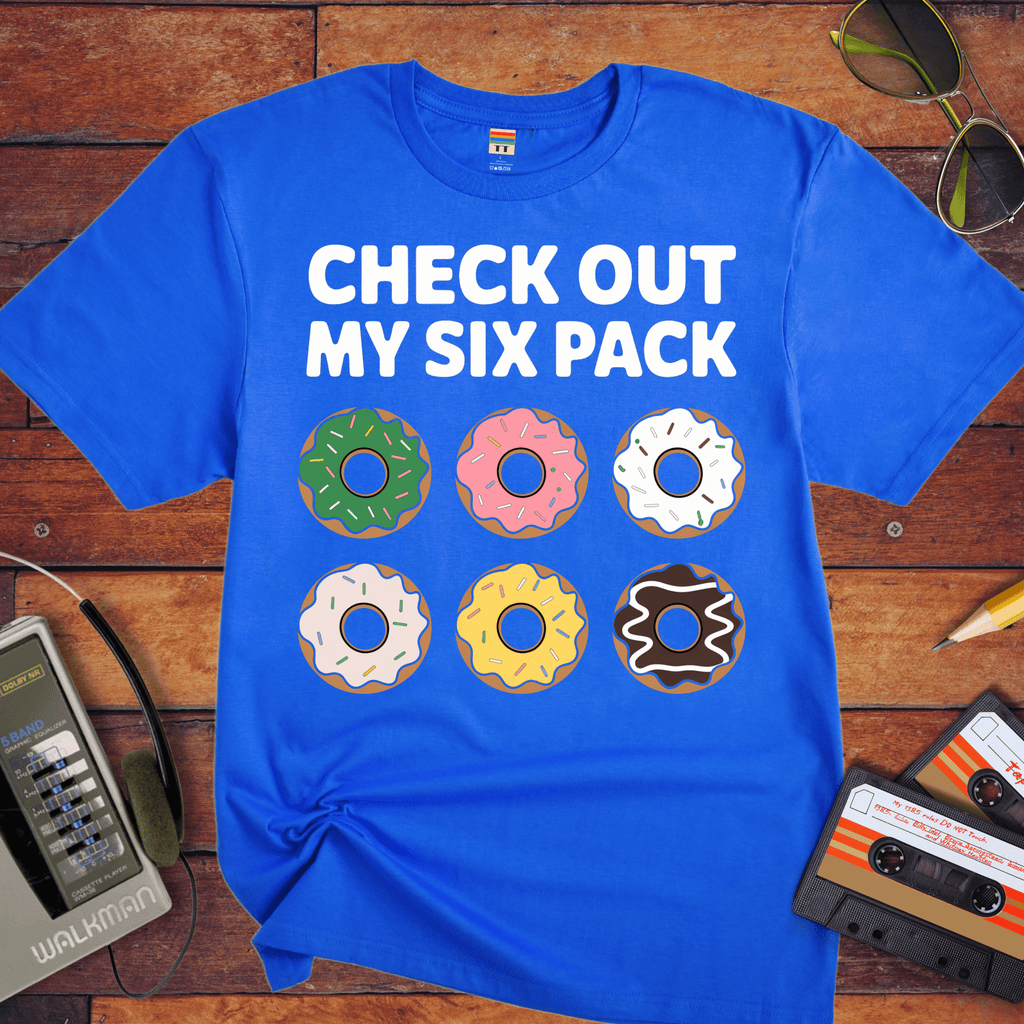 "Check out my six pack" Funny T-Shirt